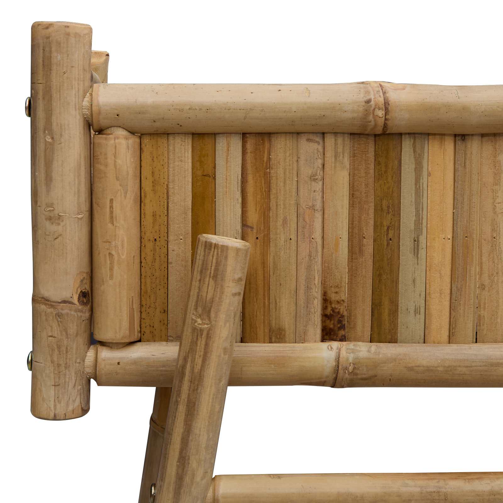 vidaXL Tuinplanter met Houder Naturel 100 x 38 x 74 cm Bamboe