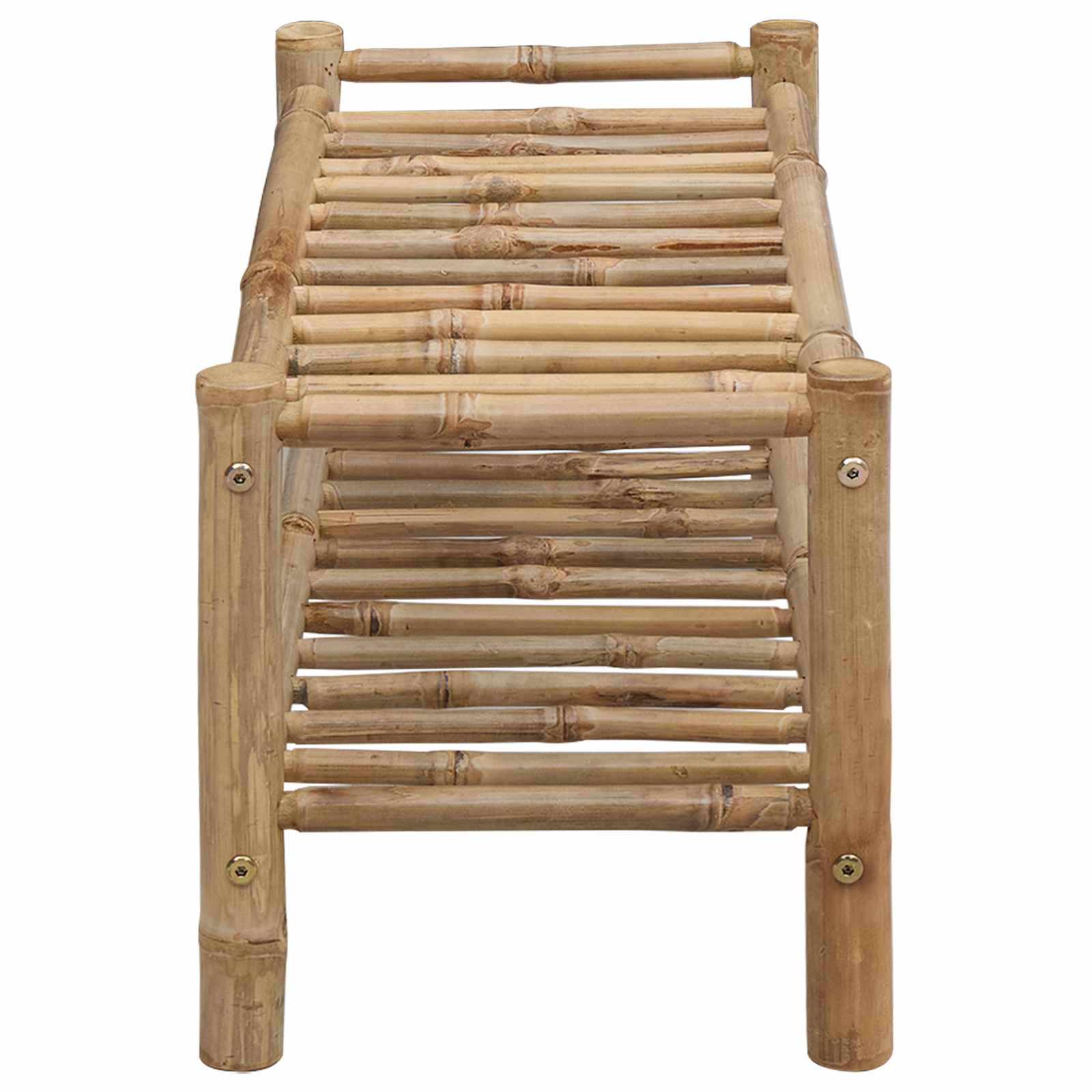 vidaXL Schoenenrek met plank met opslag Naturel 68 x 28 x 30 cm Bamboe