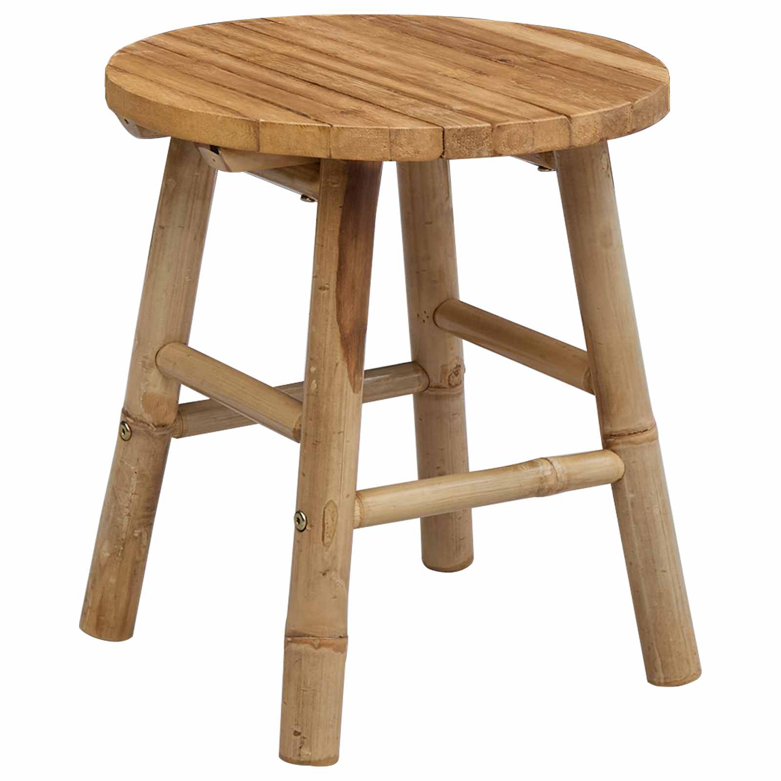 vidaXL Tuin kruk Naturel Ø 38 x 42 cm Bamboe