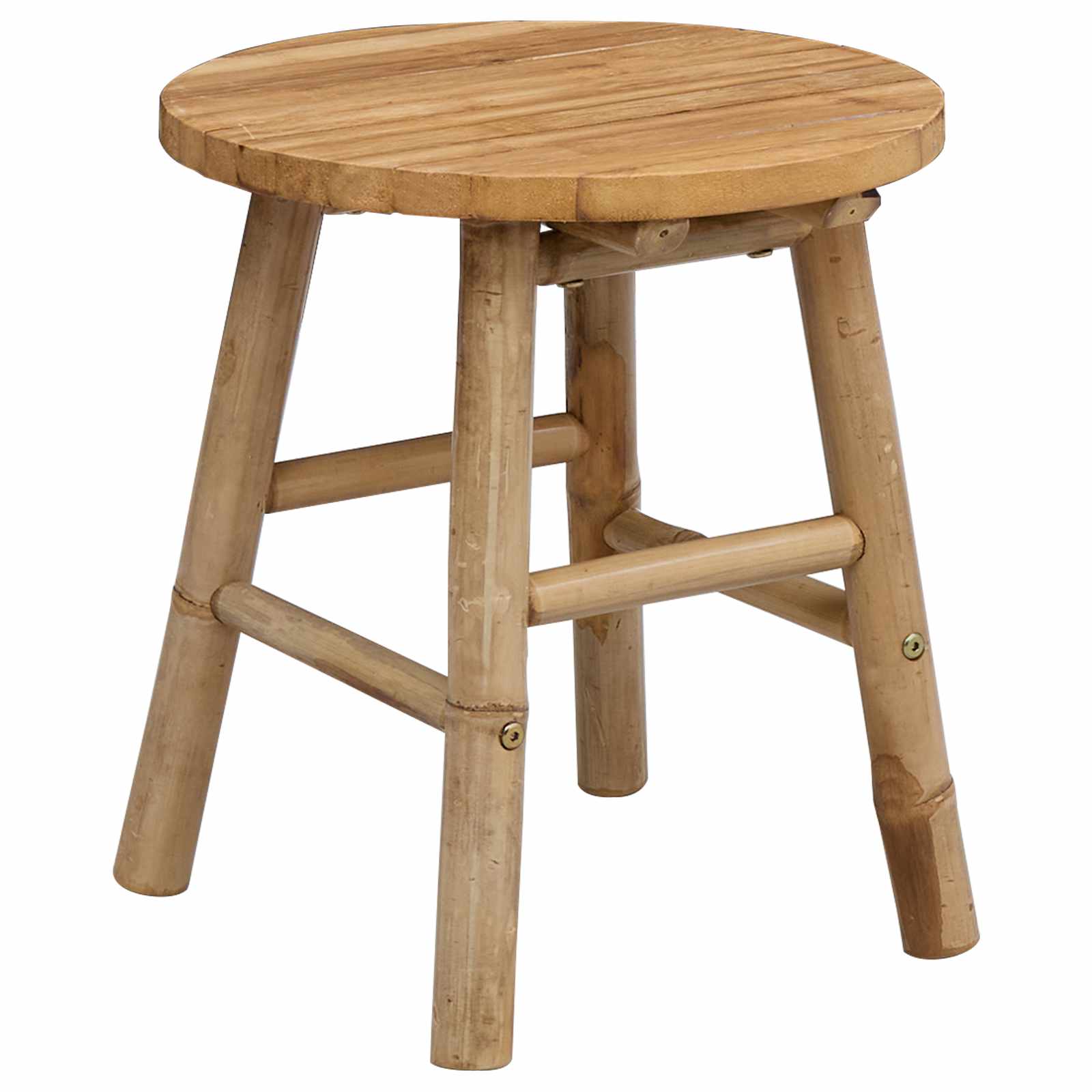 vidaXL Tuin kruk Naturel Ø 38 x 42 cm Bamboe