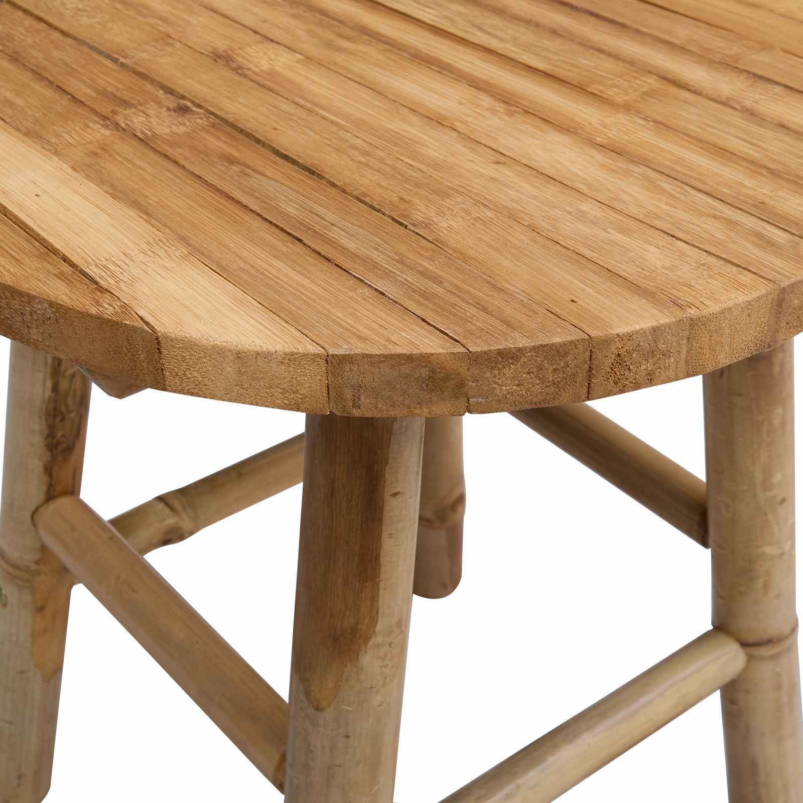 vidaXL Tuin kruk Naturel Ø 38 x 42 cm Bamboe