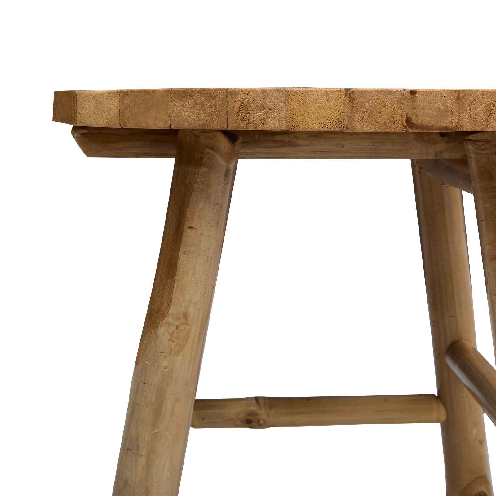 vidaXL Tuin kruk Naturel Ø 38 x 42 cm Bamboe