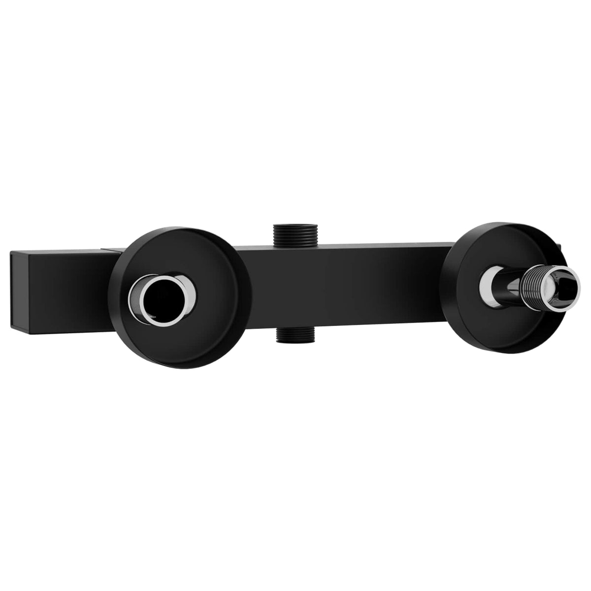 vidaXL Thermostatische douchemixer RVS 201 25,5 x 7 x 6 cm zilver