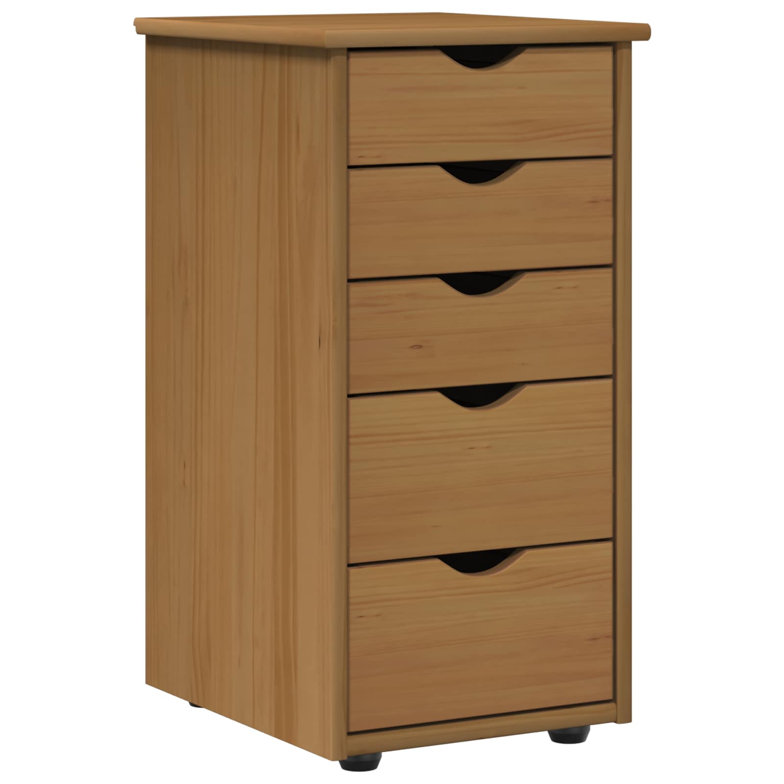 vidaXL Kast Honingbruin 34 x 39 x 61,5 cm Massief Vurenhout