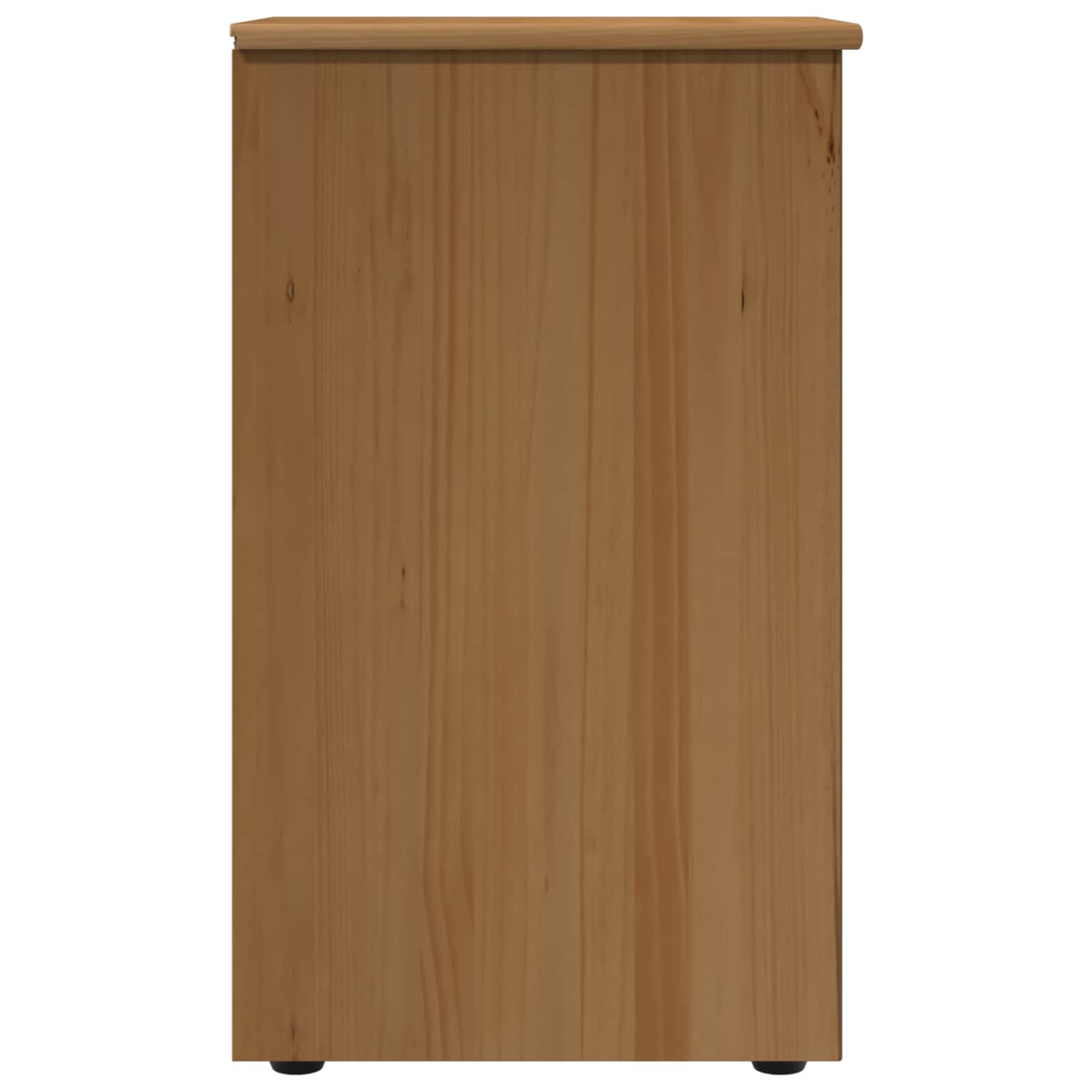 vidaXL Kast Honingbruin 34 x 39 x 61,5 cm Massief Vurenhout