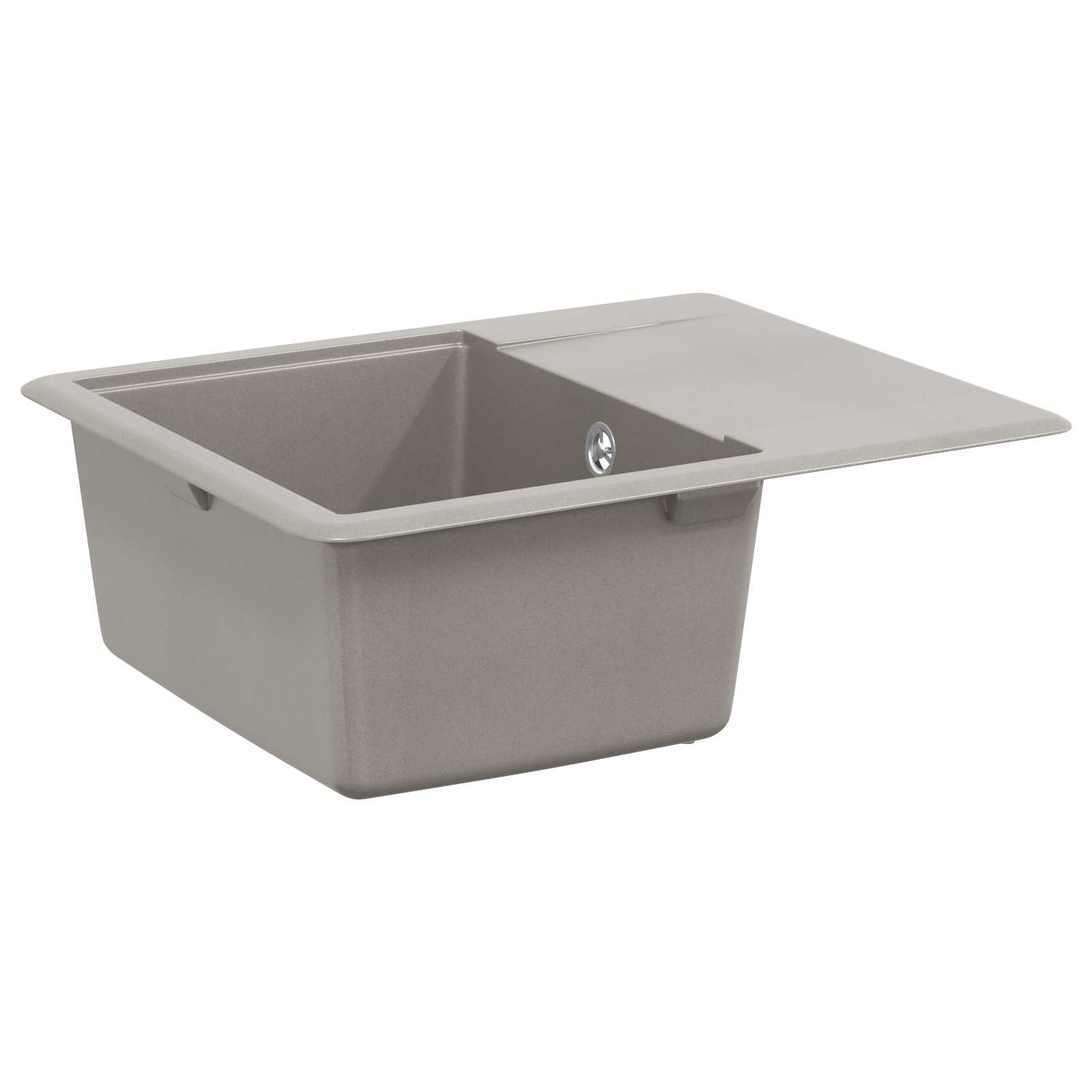 vidaXL Wasbak Zwart 470 x 440 mm Graniet