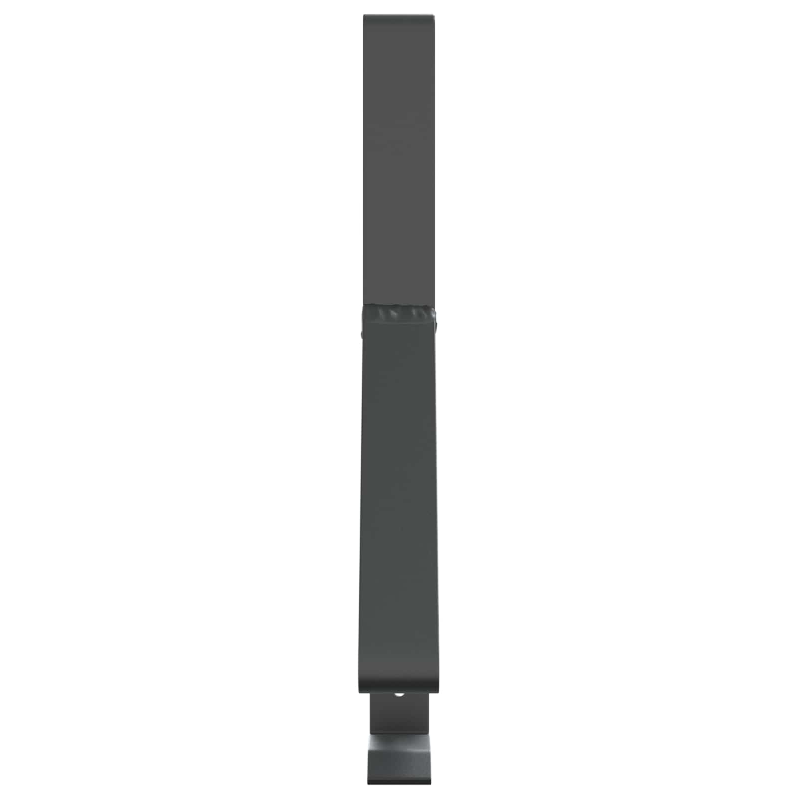 vidaXL Sneeuwbeveiligingsteun Antraciet 29,5 x 3 x 34,5 cm Staal