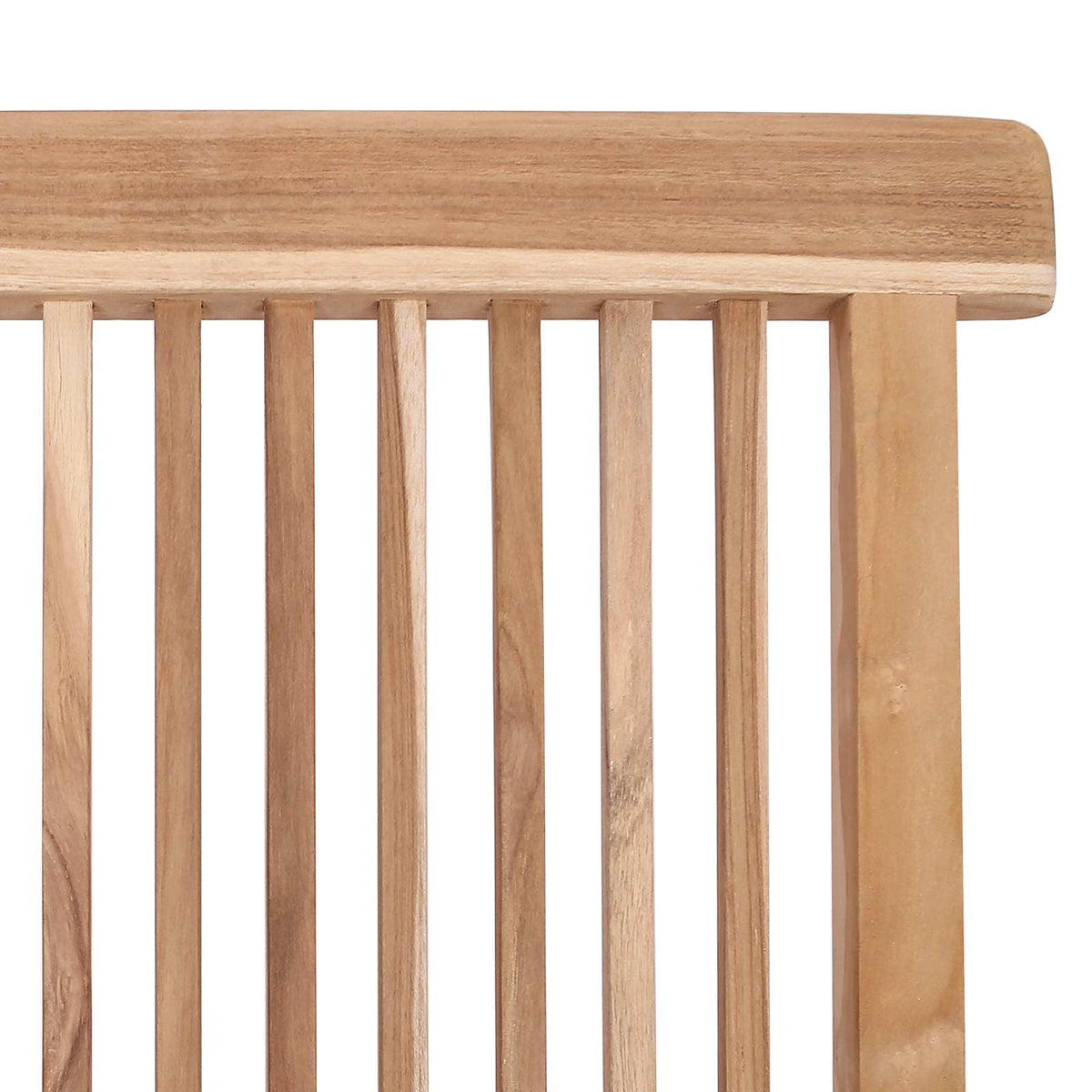 vidaXL Opvouwbare Tuinstoel 2 st Naturel Massief Teakhout