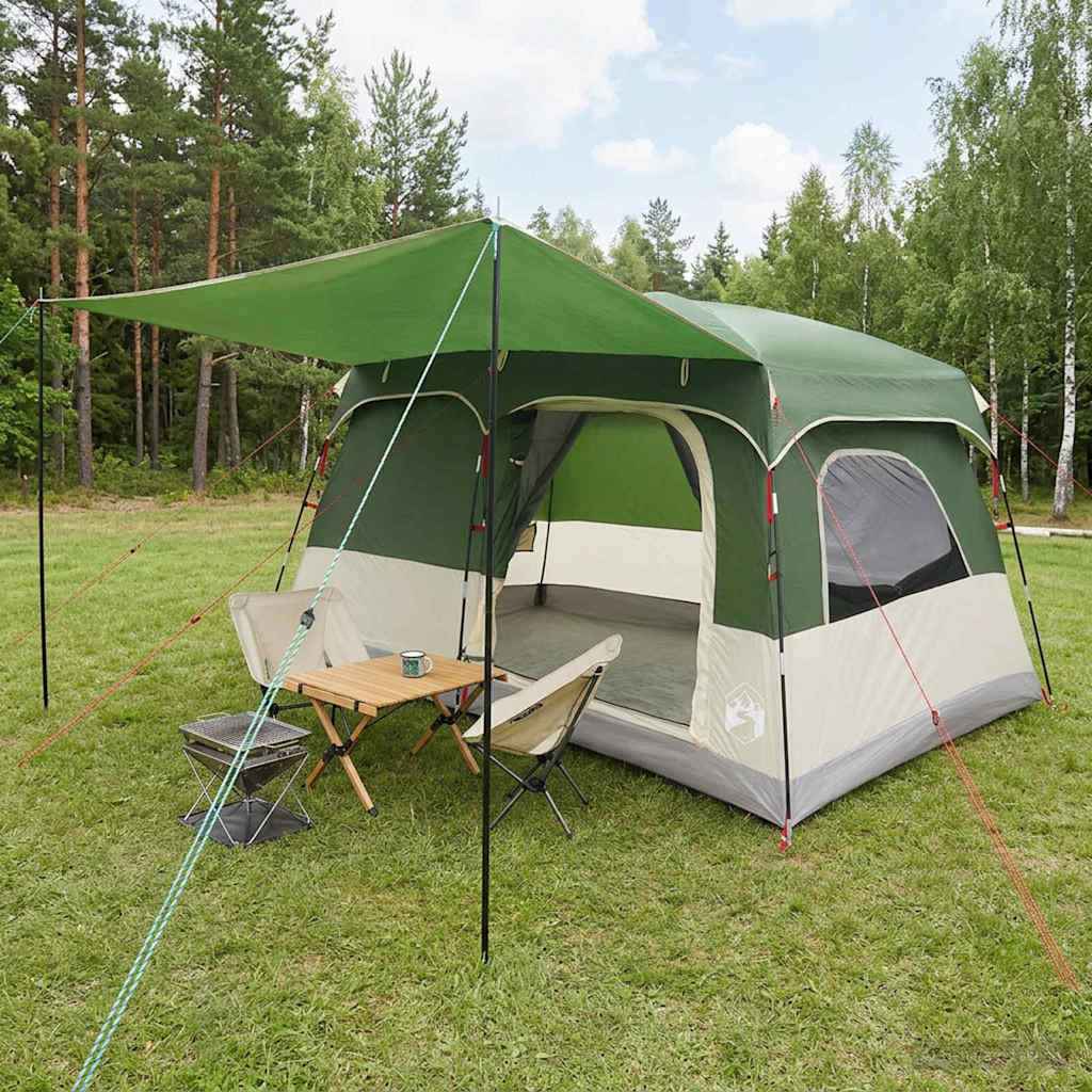 vidaXL Gezinstent met dak Groen 320 x 210 x 180 cm Polyester
