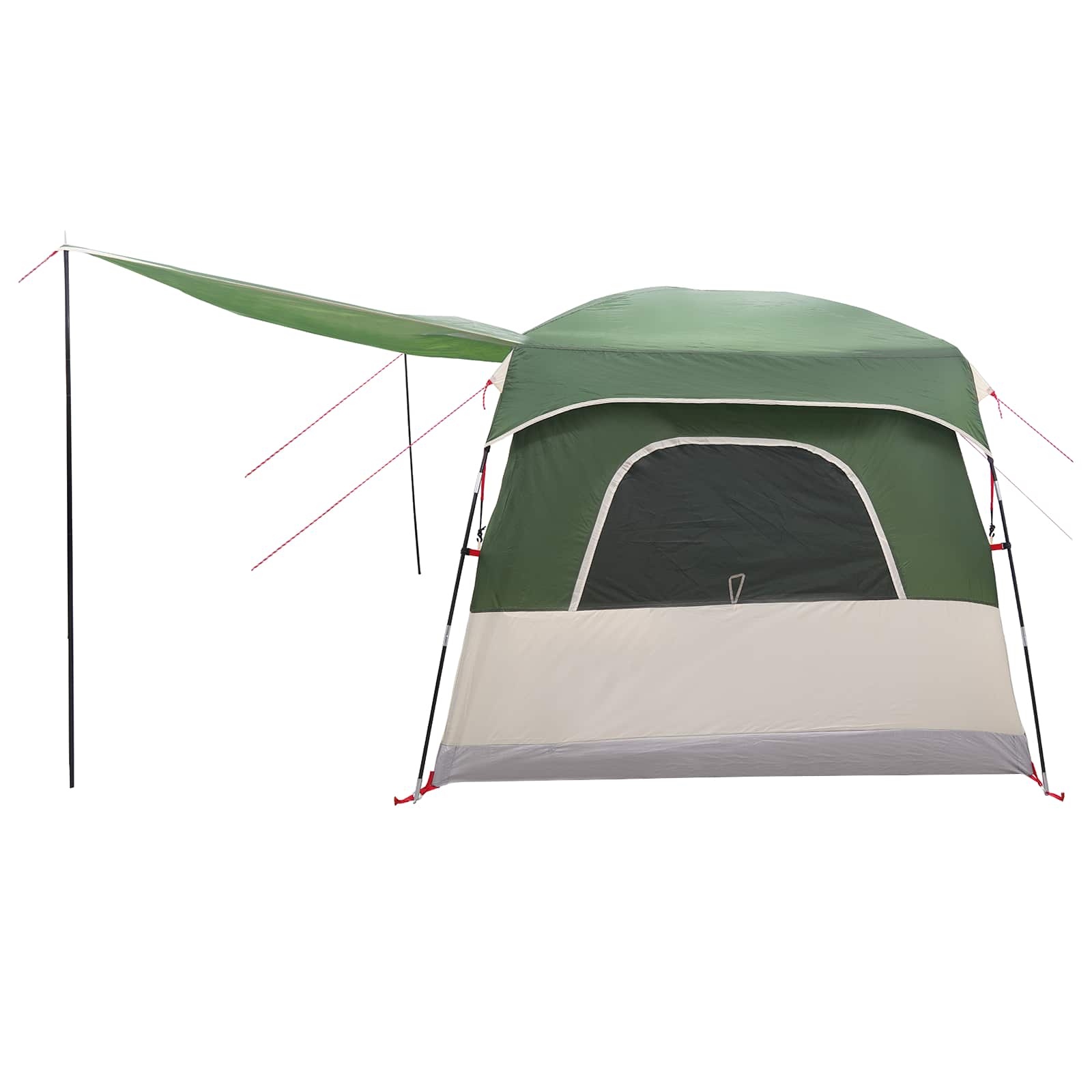 vidaXL Gezinstent met dak Groen 320 x 210 x 180 cm Polyester