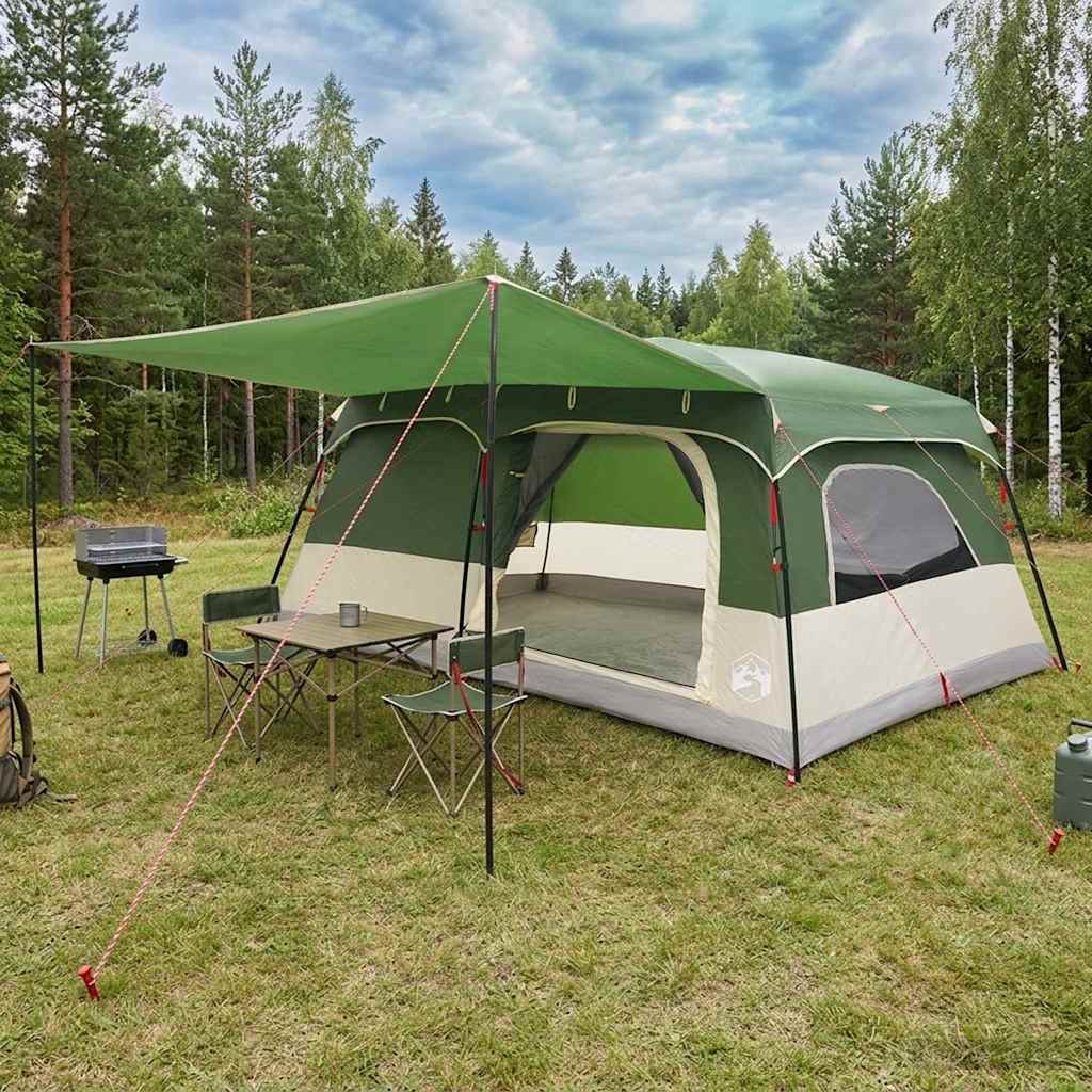 vidaXL Gezinstent met dak Groen 320 x 210 x 180 cm Polyester