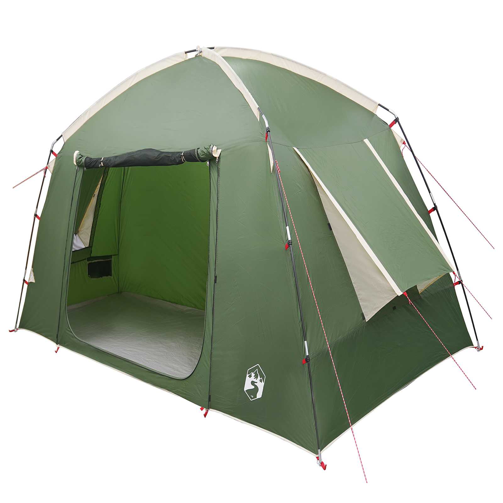 vidaXL Huisje Tent met dak Groen 210 x 210 x 138 cm Polyester