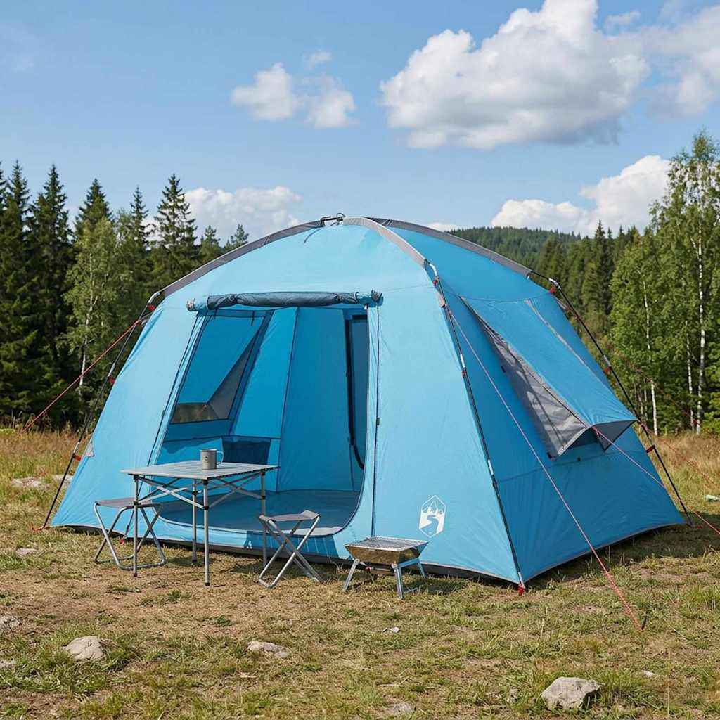 vidaXL Huisje Tent met dak Groen 210 x 210 x 138 cm Polyester