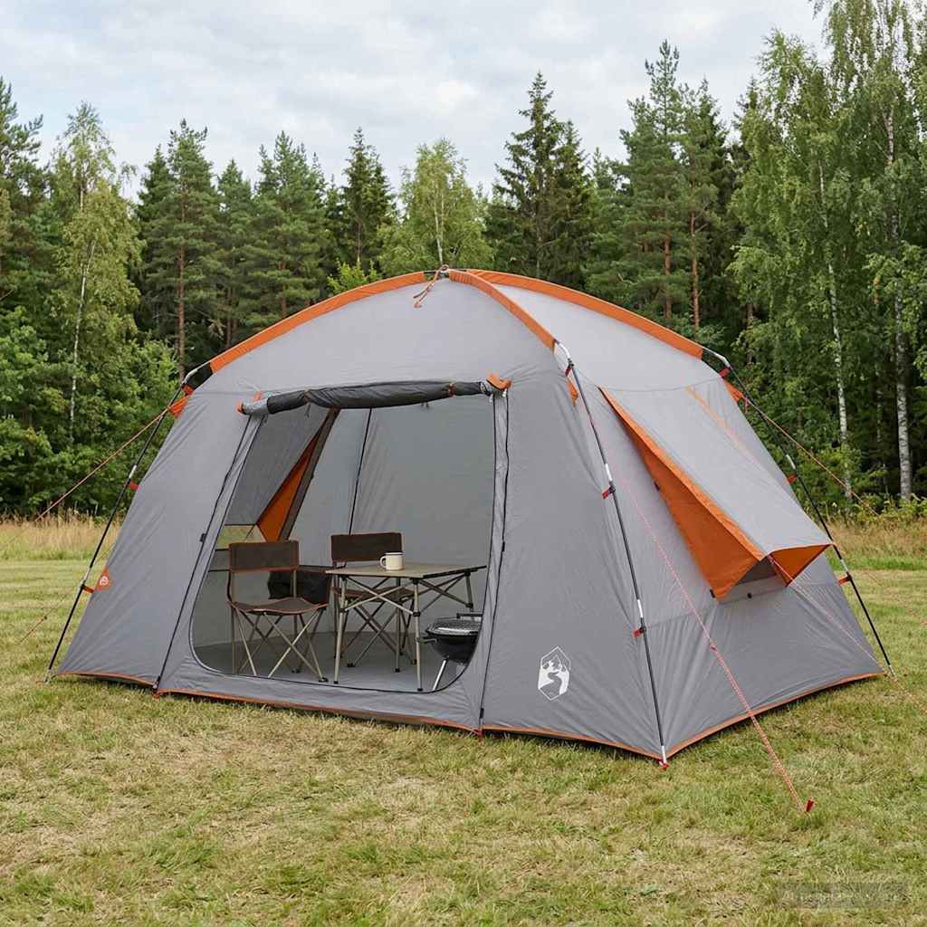 vidaXL Huisje Tent met dak Groen 210 x 210 x 138 cm Polyester