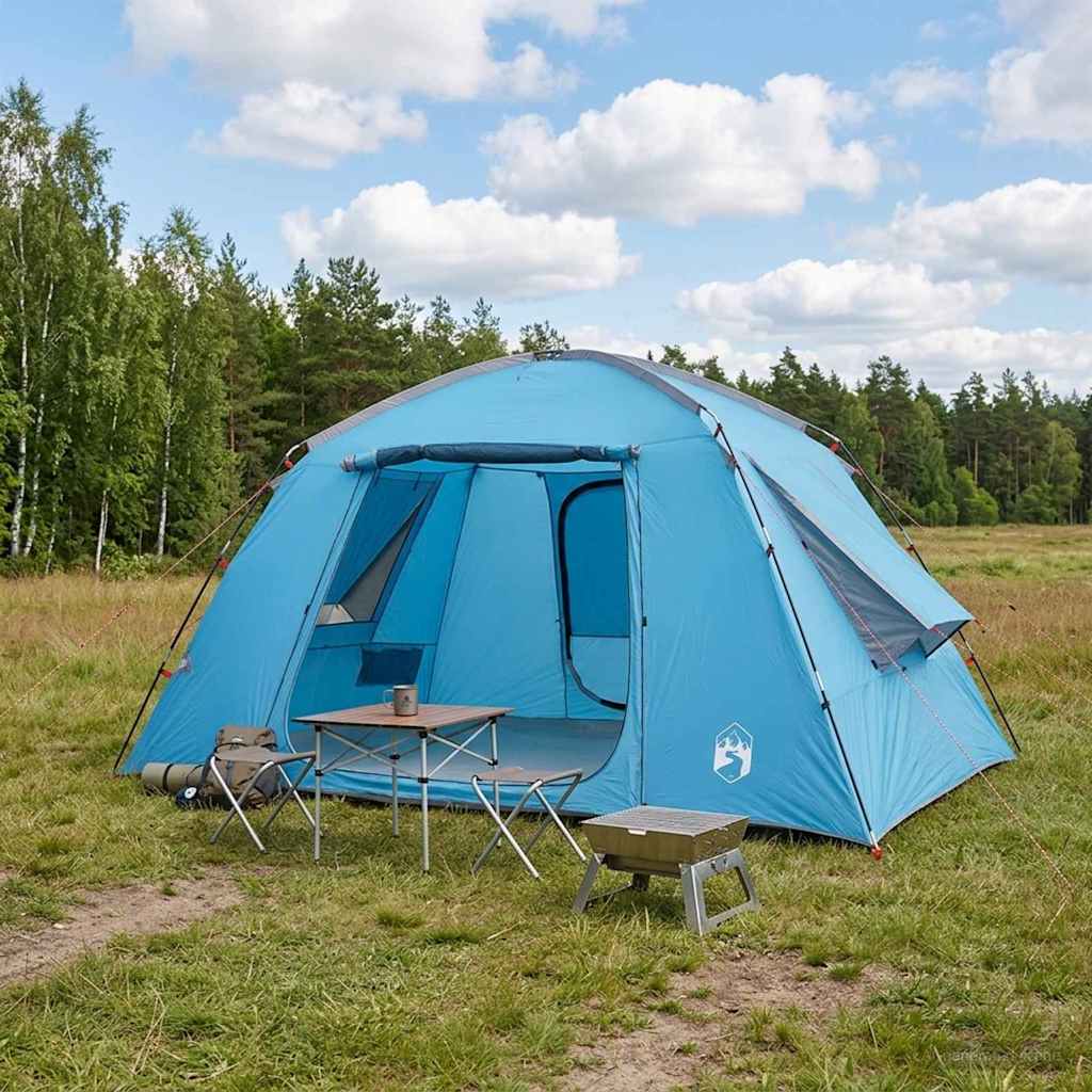 vidaXL Huisje Tent met dak Groen 210 x 210 x 138 cm Polyester