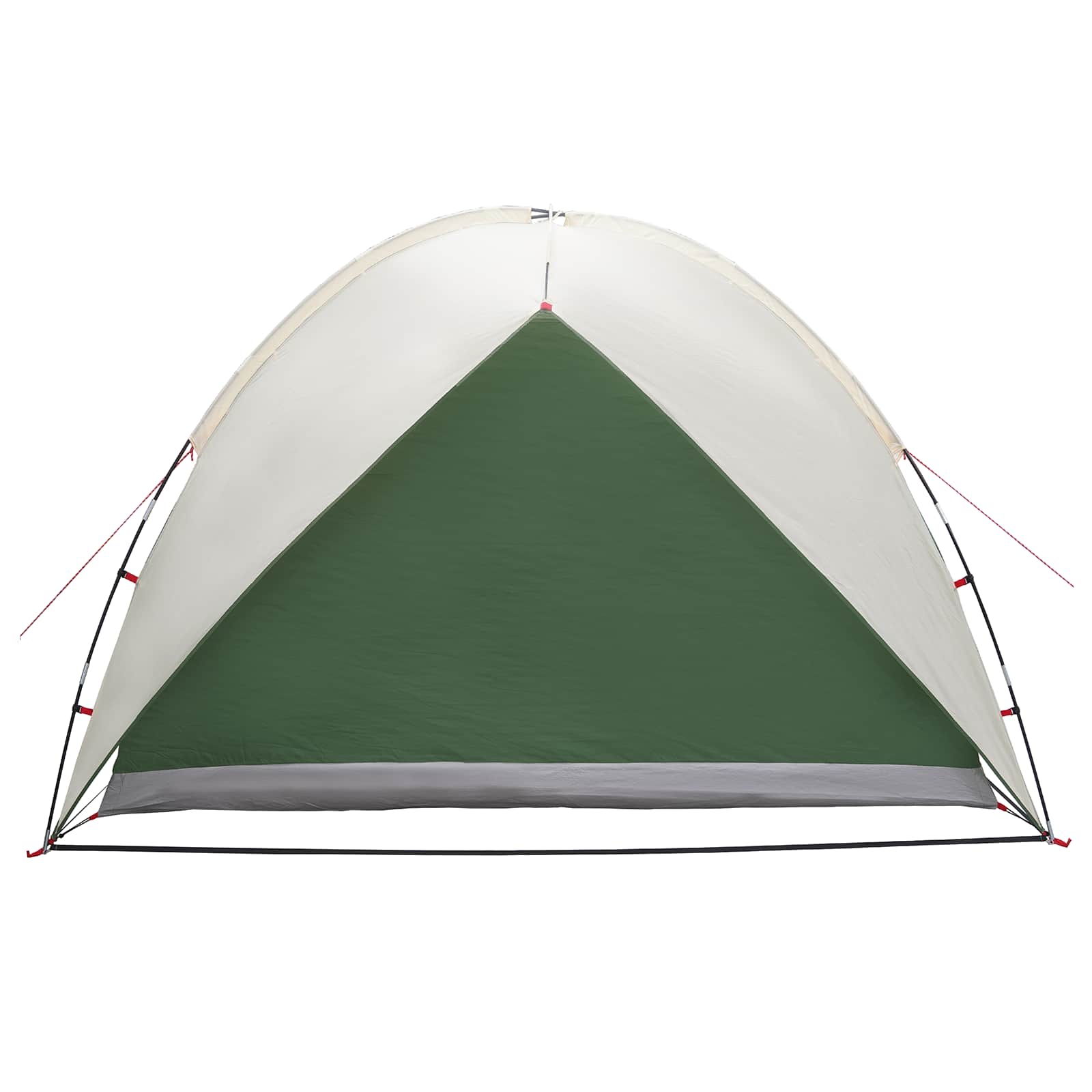 vidaXL Camping Tent met Regenhoes Waterdicht Groen 245 x 245 x 149 cm