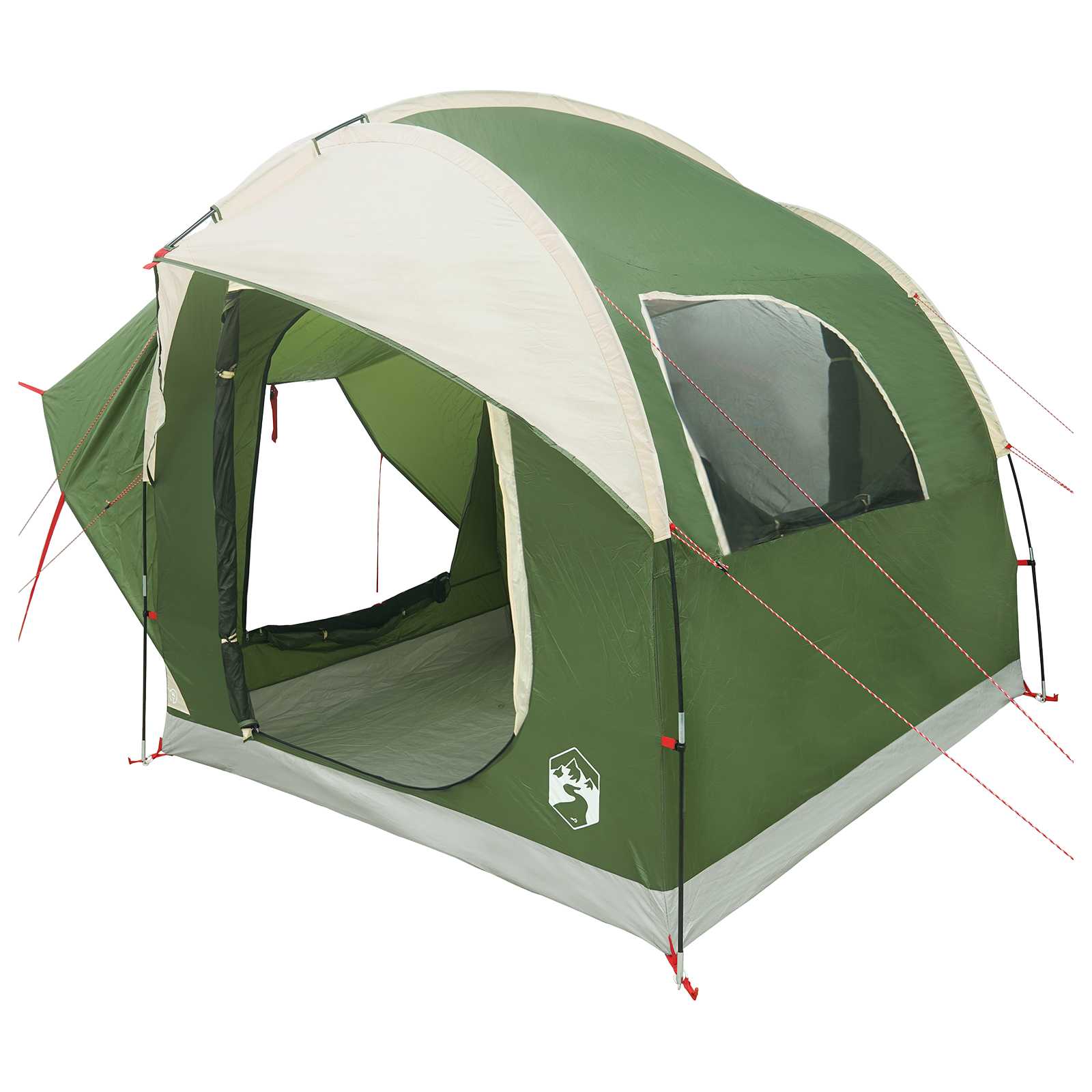 vidaXL Autotent met dak Groen 239 x 210 x 210 cm Polyester en staal