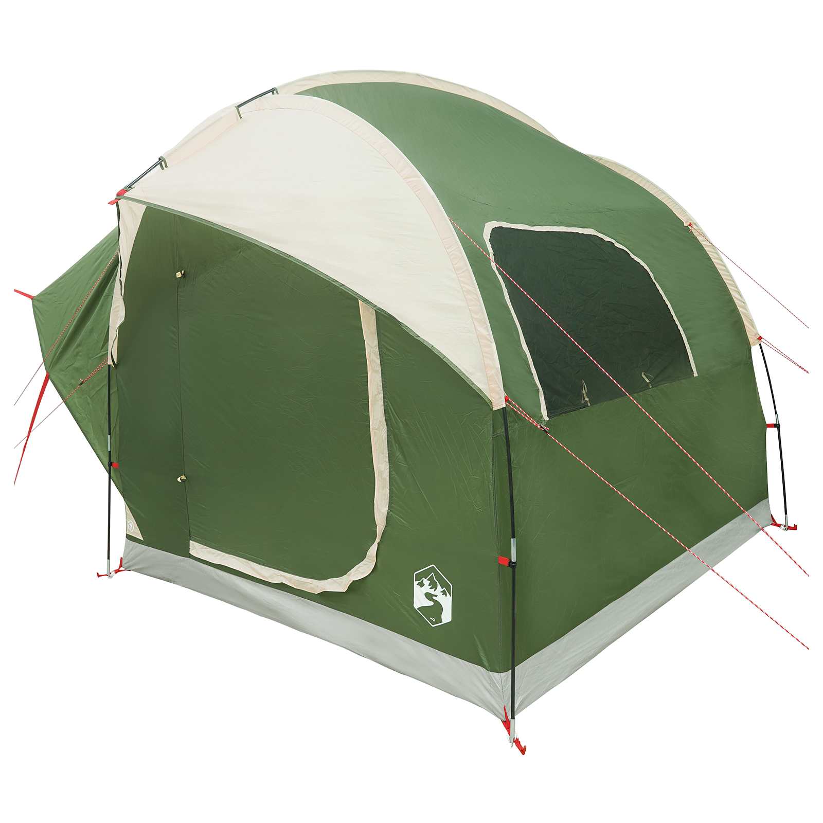 vidaXL Autotent met dak Groen 239 x 210 x 210 cm Polyester en staal