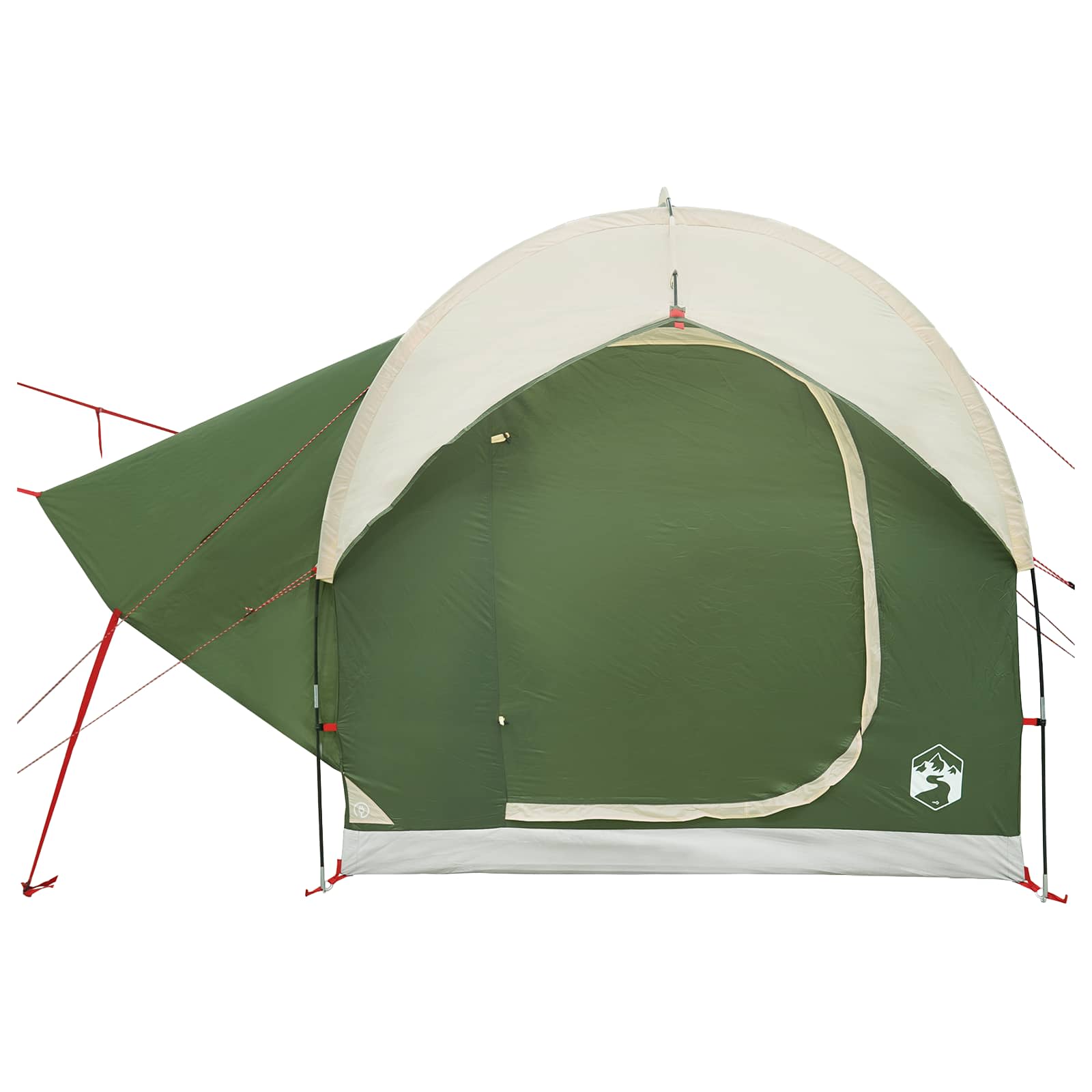 vidaXL Autotent met dak Groen 239 x 210 x 210 cm Polyester en staal