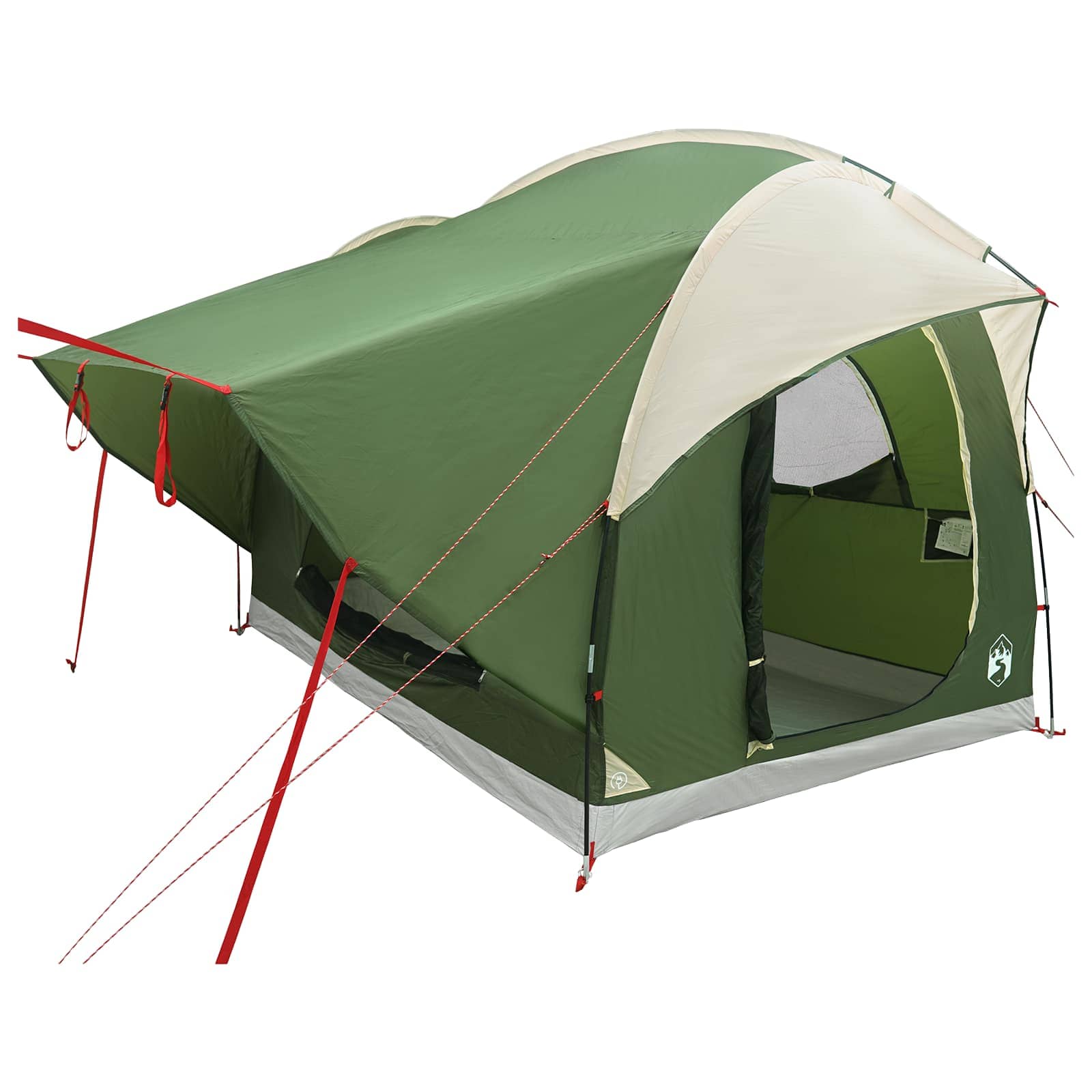 vidaXL Autotent met dak Groen 239 x 210 x 210 cm Polyester en staal