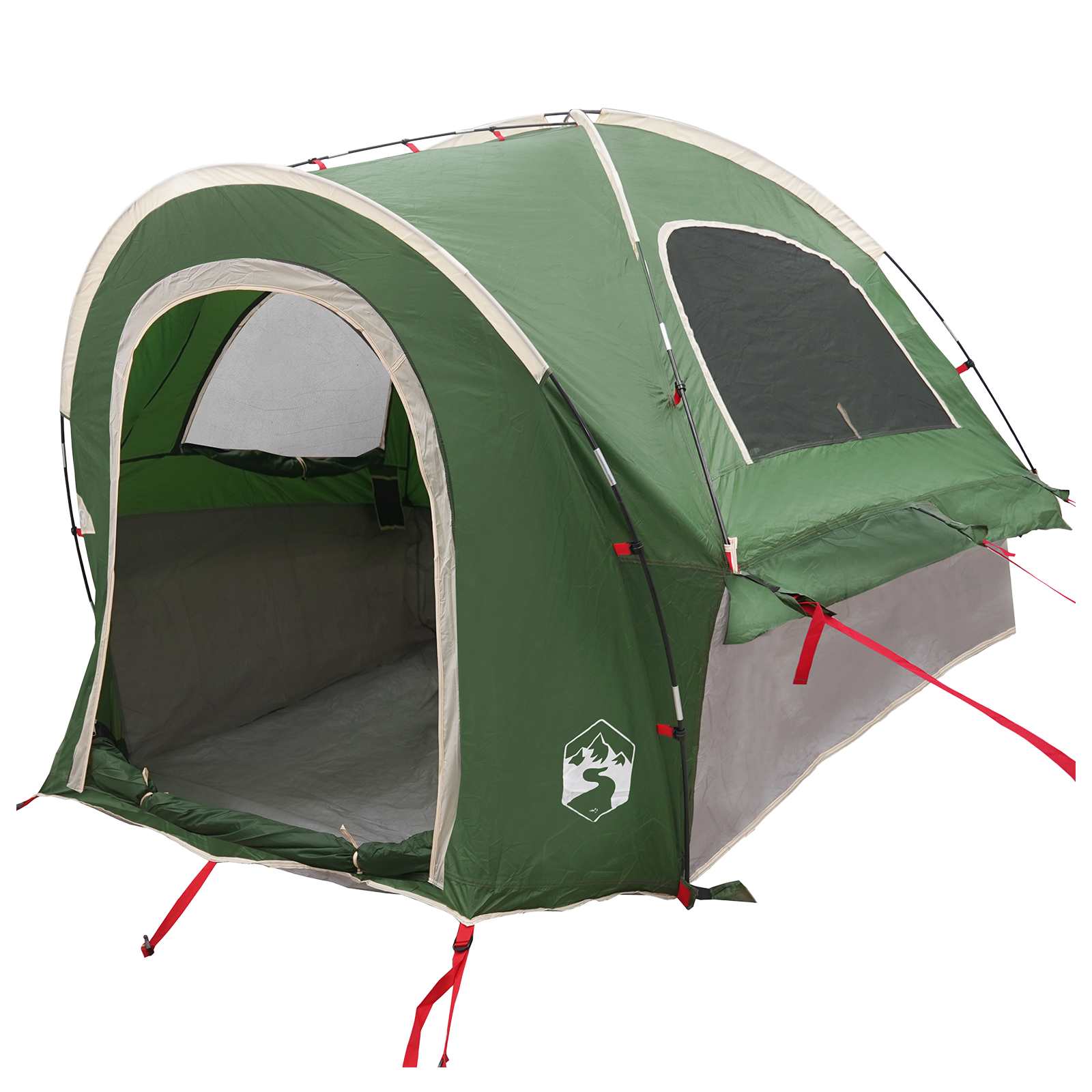 vidaXL Autotent met dak Groen 200 x 170 x 170 cm Polyester en staal