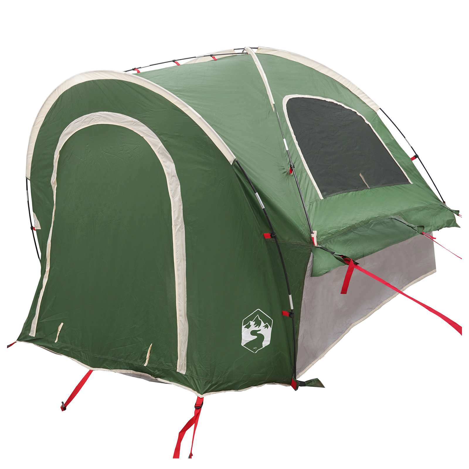 vidaXL Autotent met dak Groen 200 x 170 x 170 cm Polyester en staal