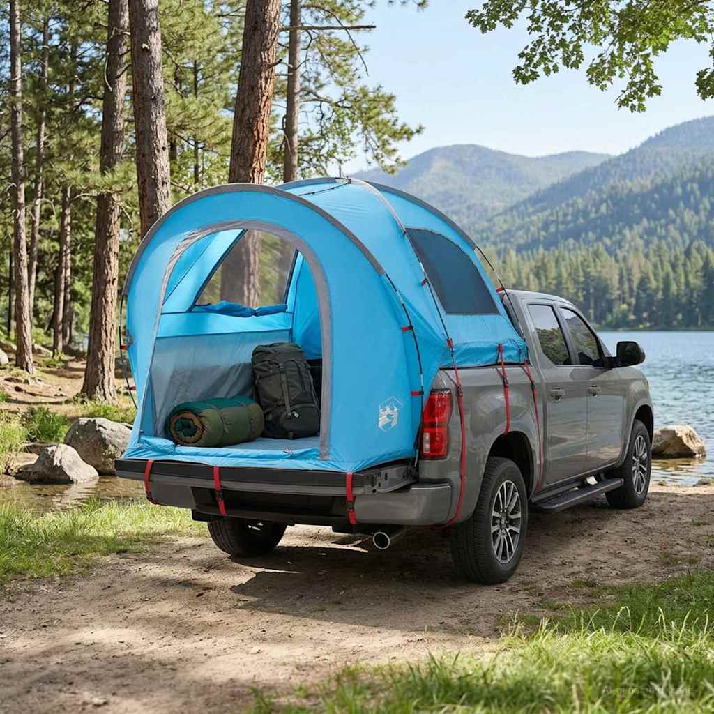 vidaXL Autotent met dak Groen 200 x 170 x 170 cm Polyester en staal