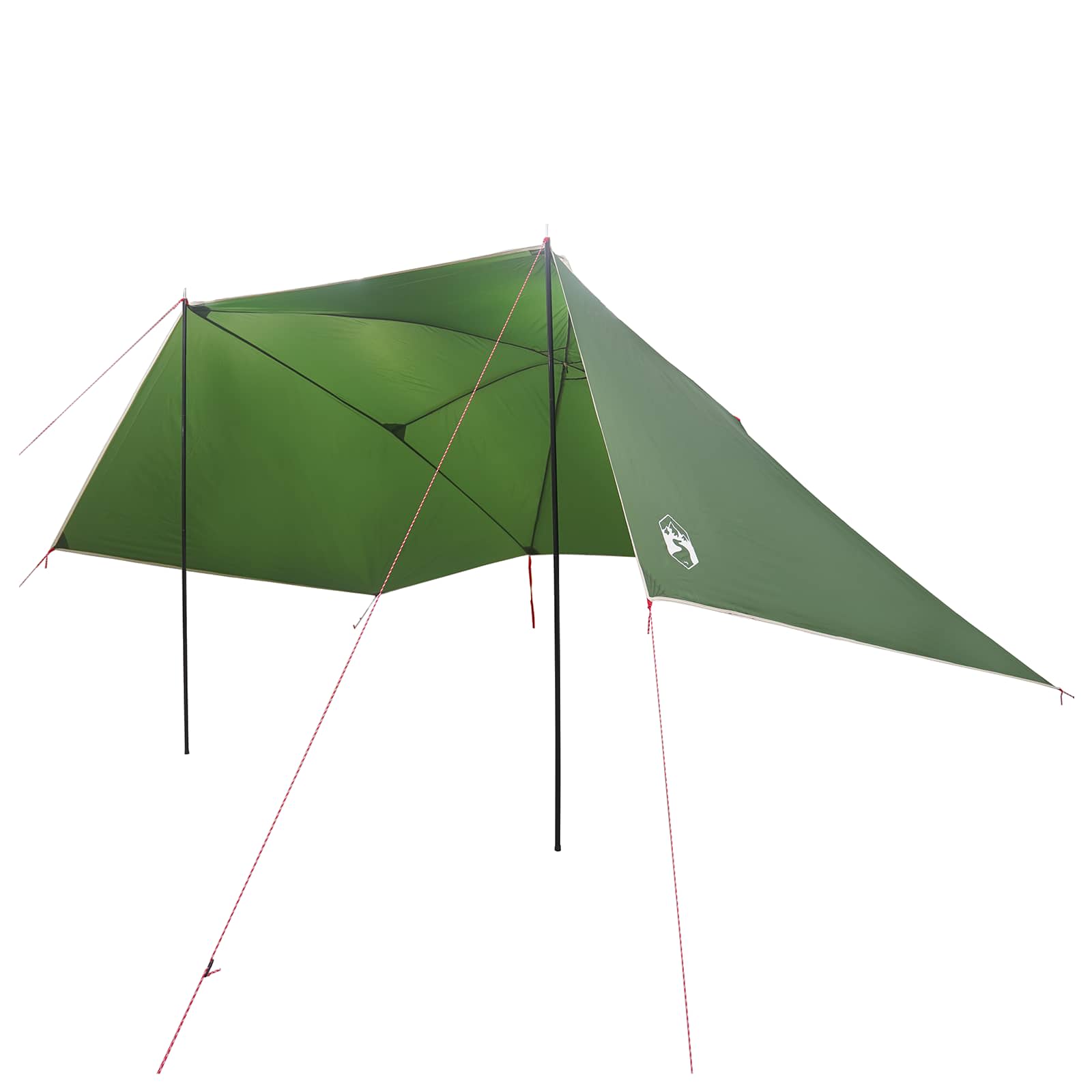 vidaXL Autotent met dak Groen 308 x 215 x 220 cm Polyester en staal