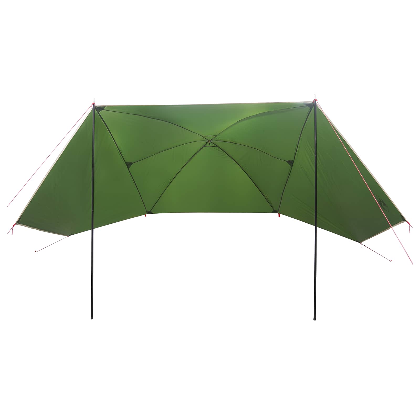 vidaXL Autotent met dak Groen 308 x 215 x 220 cm Polyester en staal