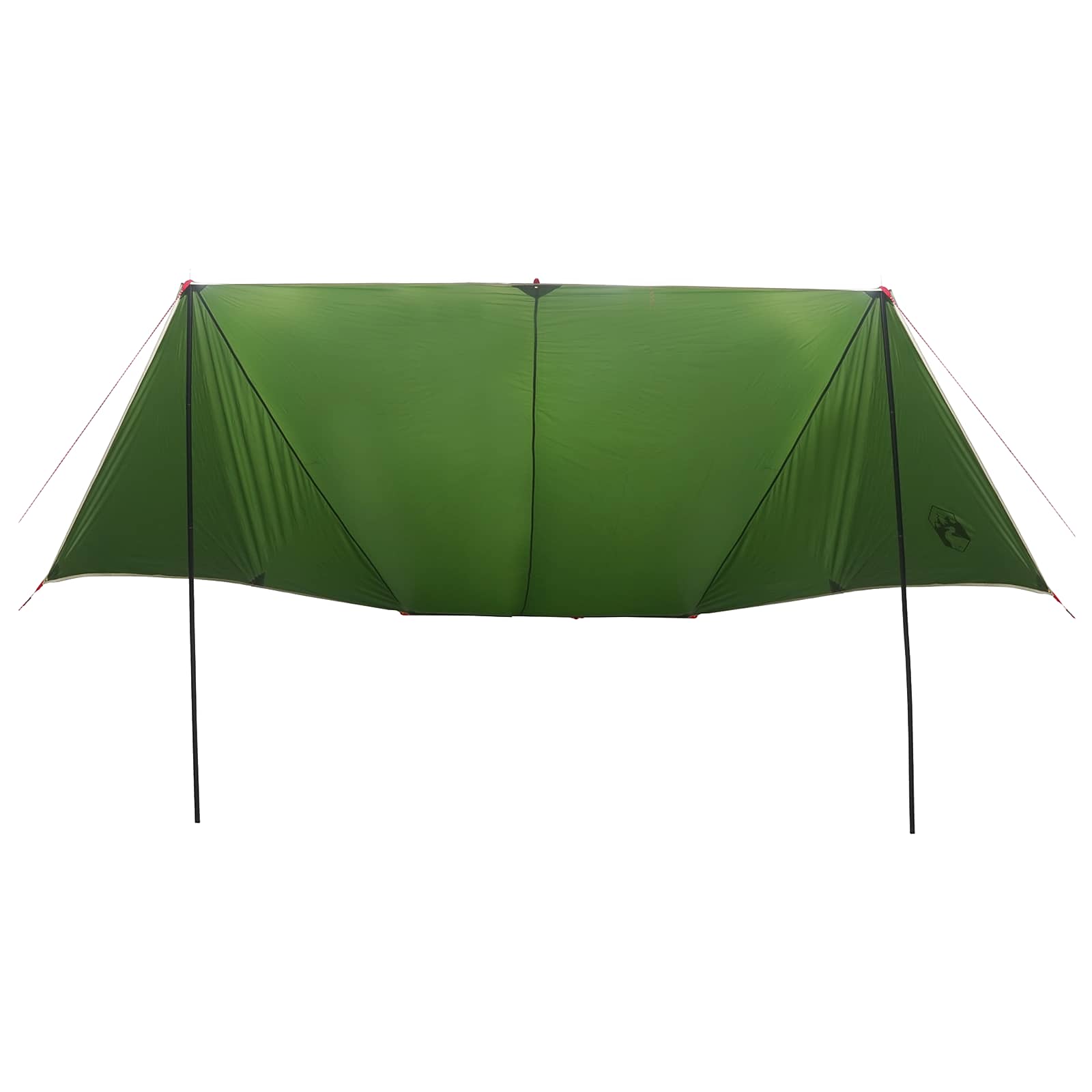 vidaXL Voertuig luifel Groen 518 x 580 x 215 cm Polyester en staal