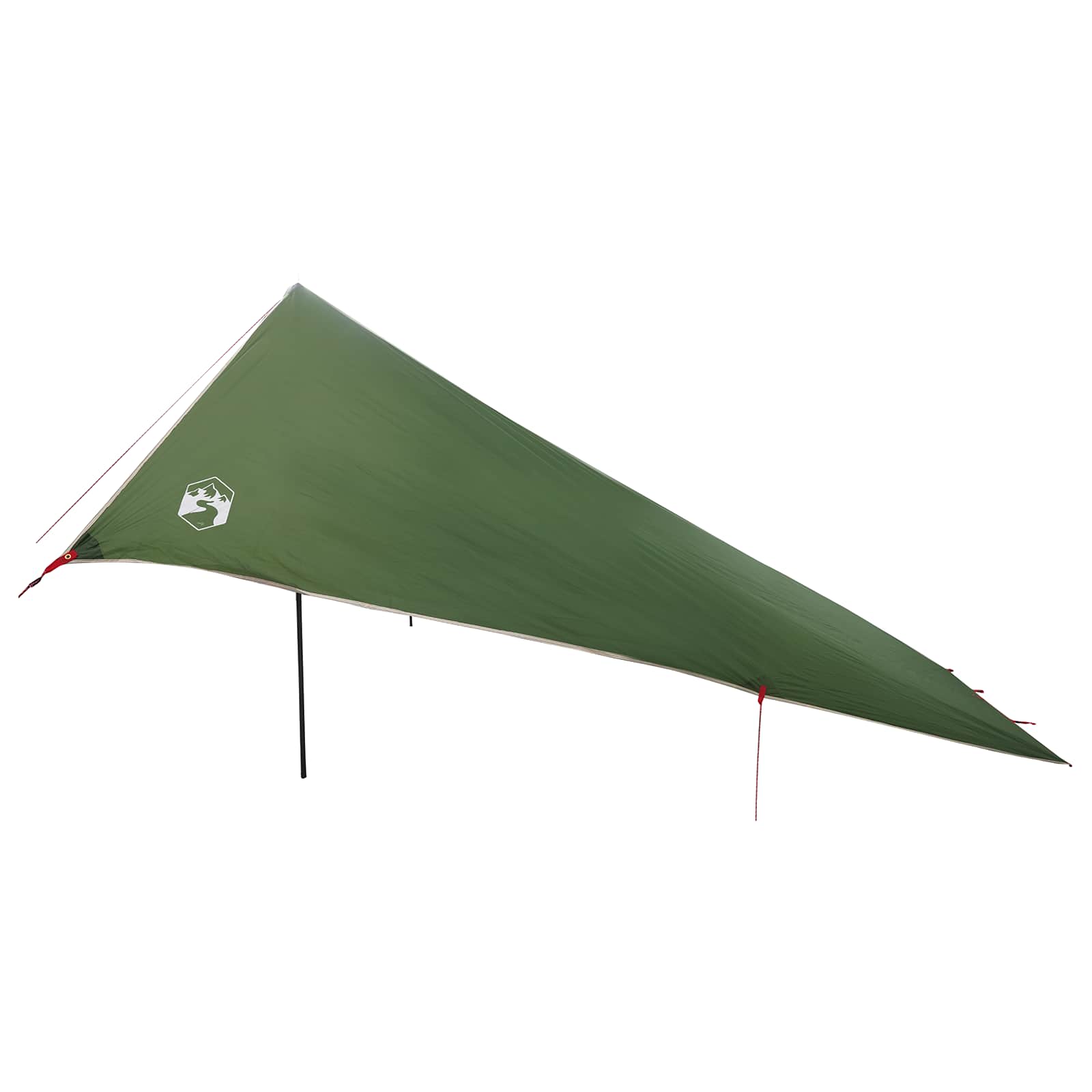 vidaXL Voertuig luifel Groen 518 x 580 x 215 cm Polyester en staal