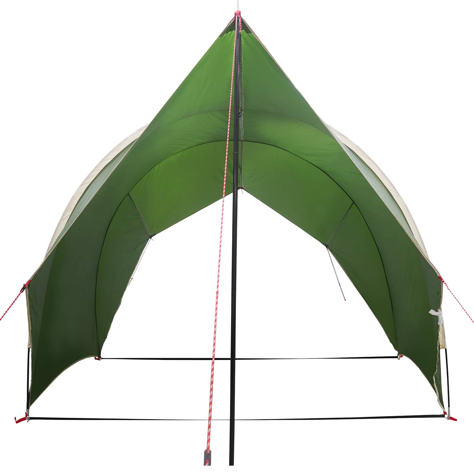 vidaXL Tailgate Luifel Waterdicht Groen 405 x 280 x 220 cm