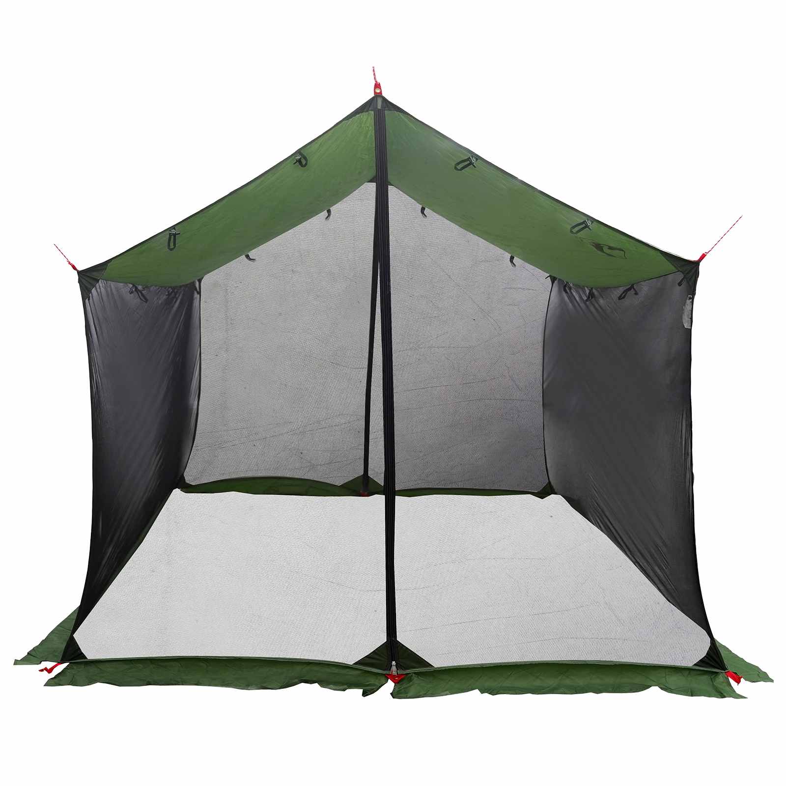 vidaXL Campingzeil met gaaswanden Groen 340 x 260 x 220 cm