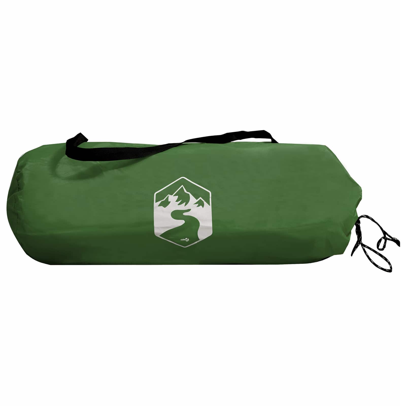 vidaXL Campingzeil met gaaswanden Groen 340 x 260 x 220 cm