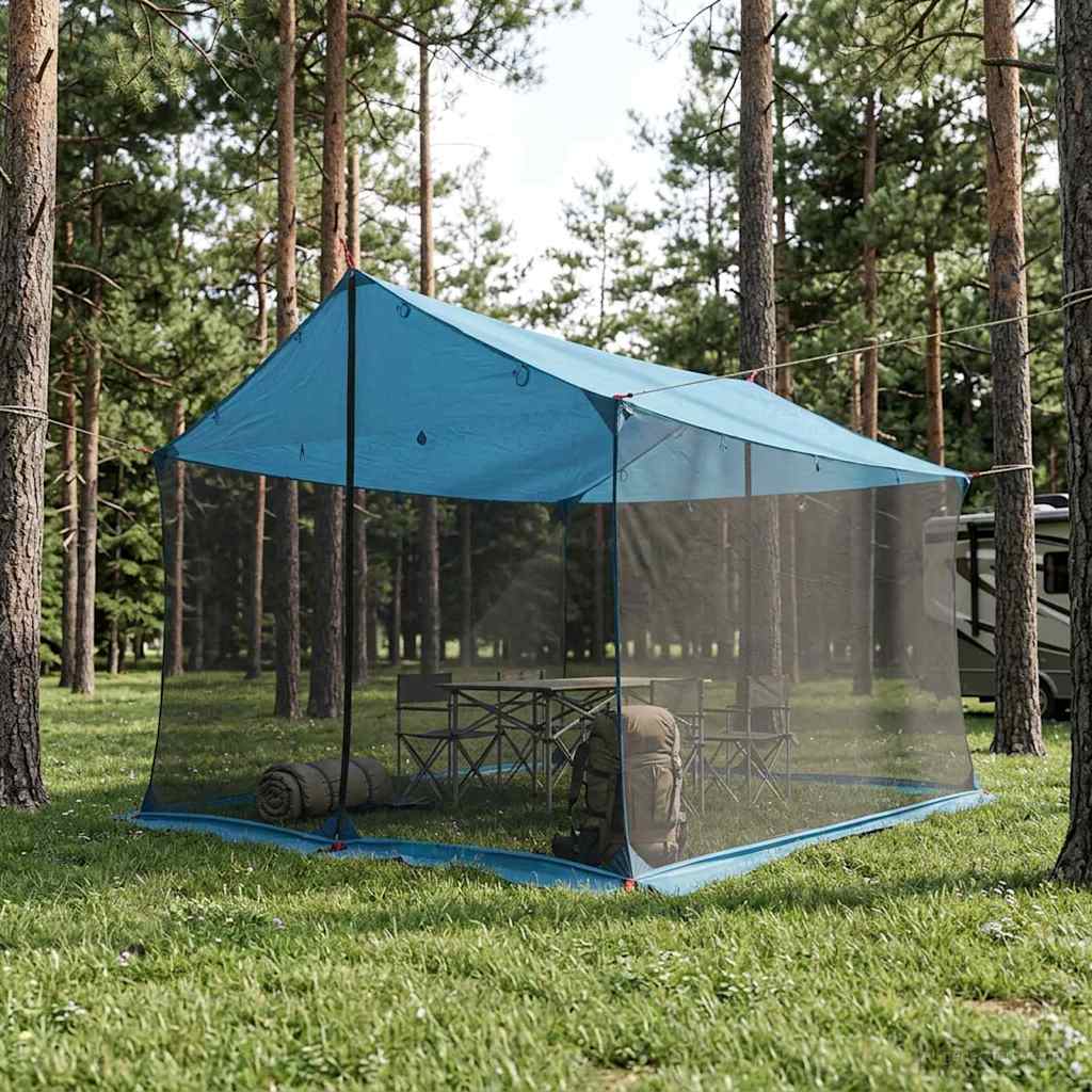 vidaXL Campingzeil met gaaswanden Groen 340 x 260 x 220 cm