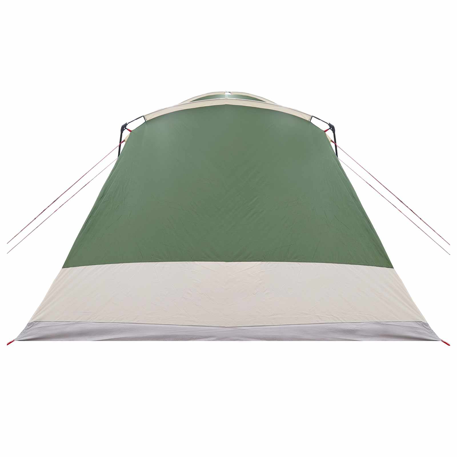 vidaXL Huisje Tent met dak Groen 12-Persoons Polyester en staal