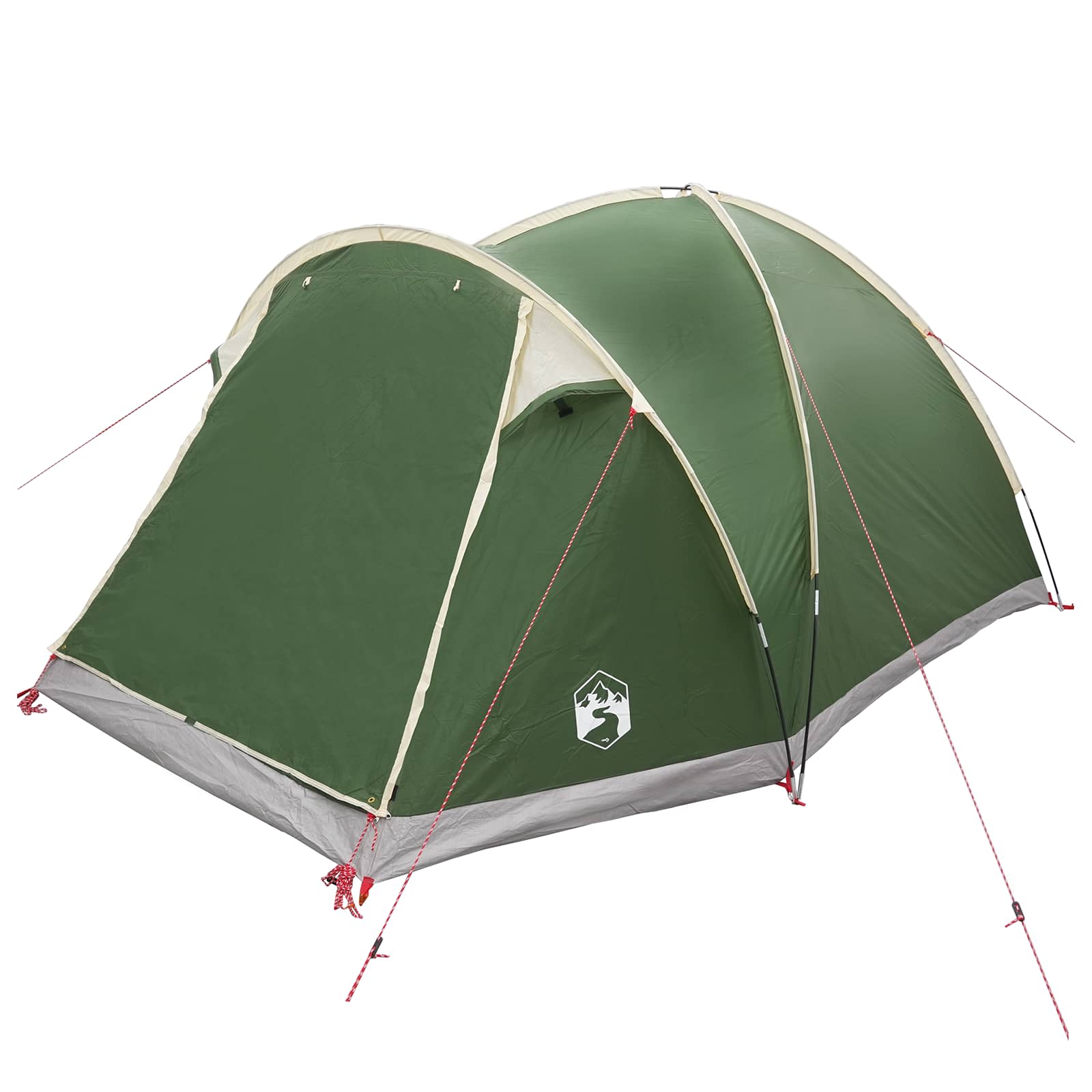 vidaXL Huisje Tent met dak Blauw 4-persoons Polyester en staal