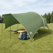 vidaXL Camping Tarp Waterbestendig Groen 550 x 400 x 230 cm