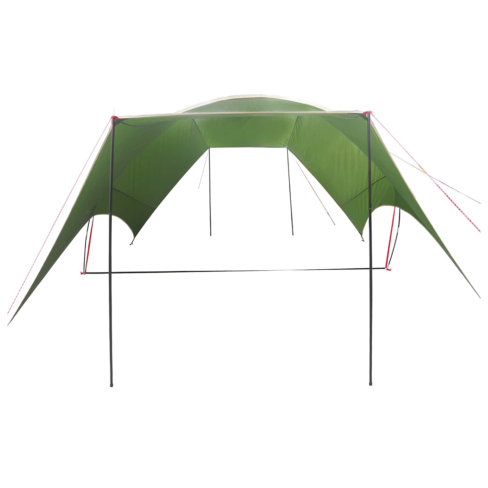vidaXL Camping Tarp Waterbestendig Groen 550 x 400 x 230 cm