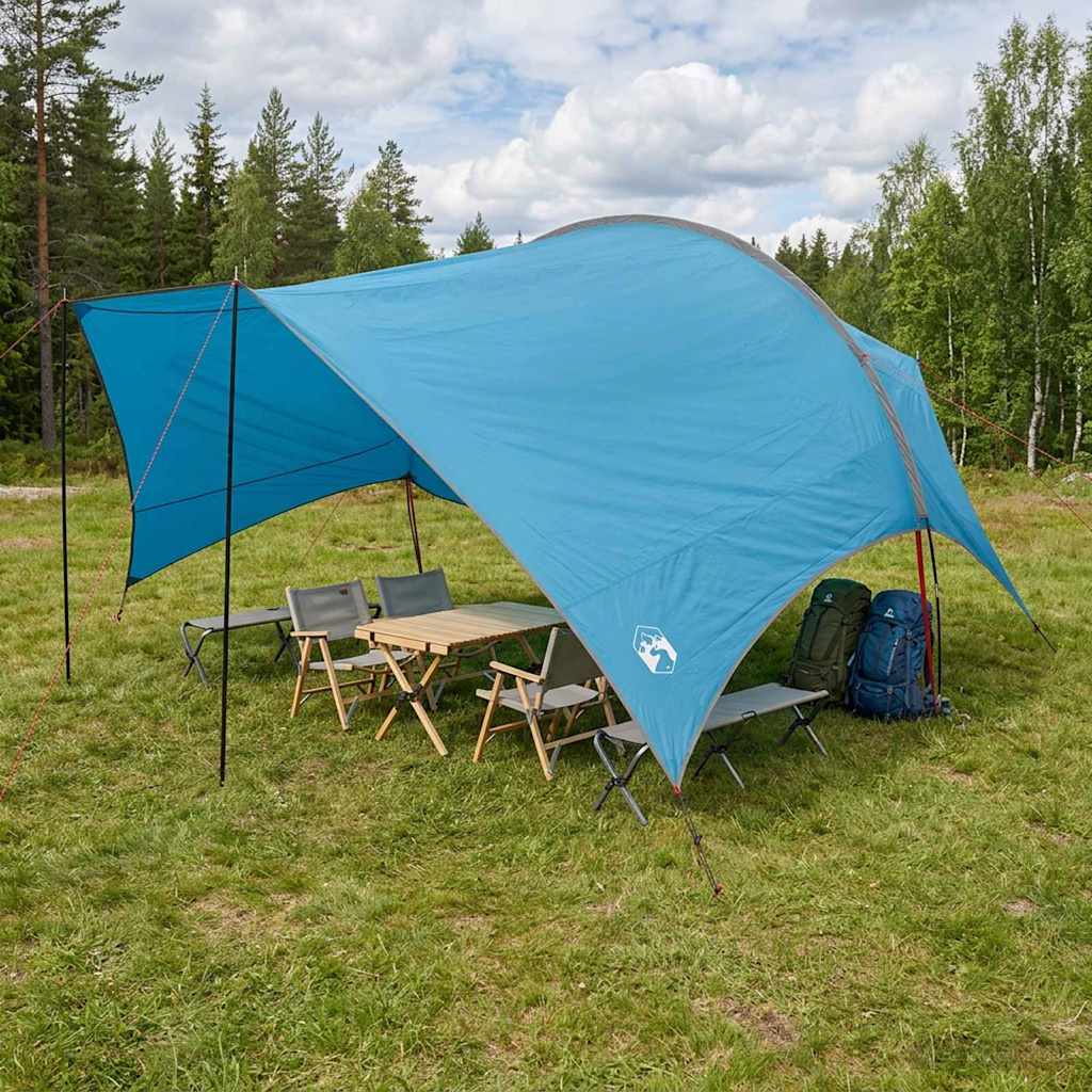 vidaXL Camping Tarp Waterbestendig Groen 550 x 400 x 230 cm