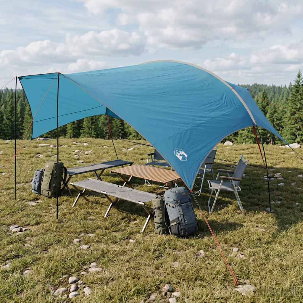 vidaXL Camping Tarp Waterbestendig Groen 550 x 400 x 230 cm