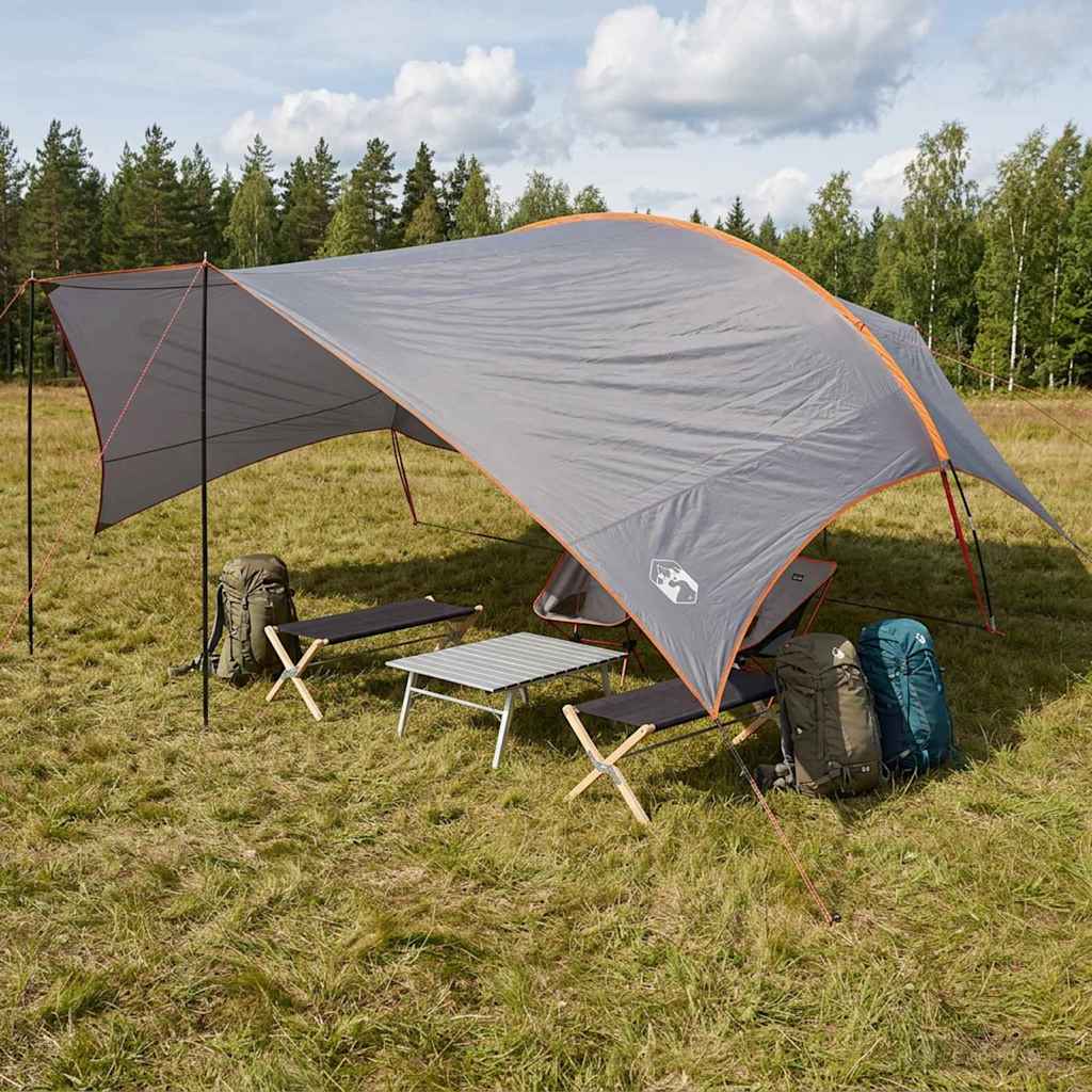 vidaXL Camping Tarp Waterbestendig Groen 550 x 400 x 230 cm
