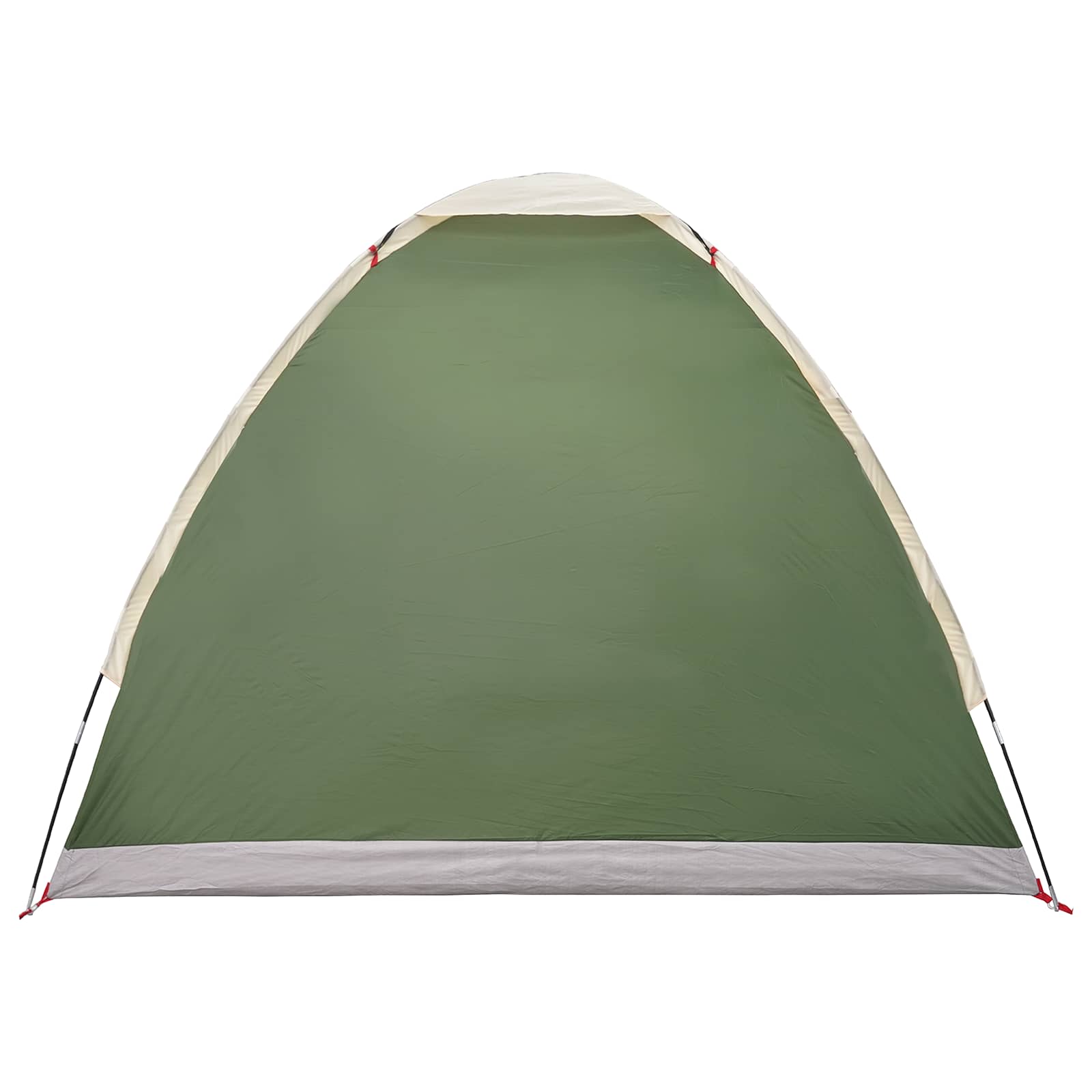vidaXL Kamperen tent met dak Groen 2-persoons Polyester en staal