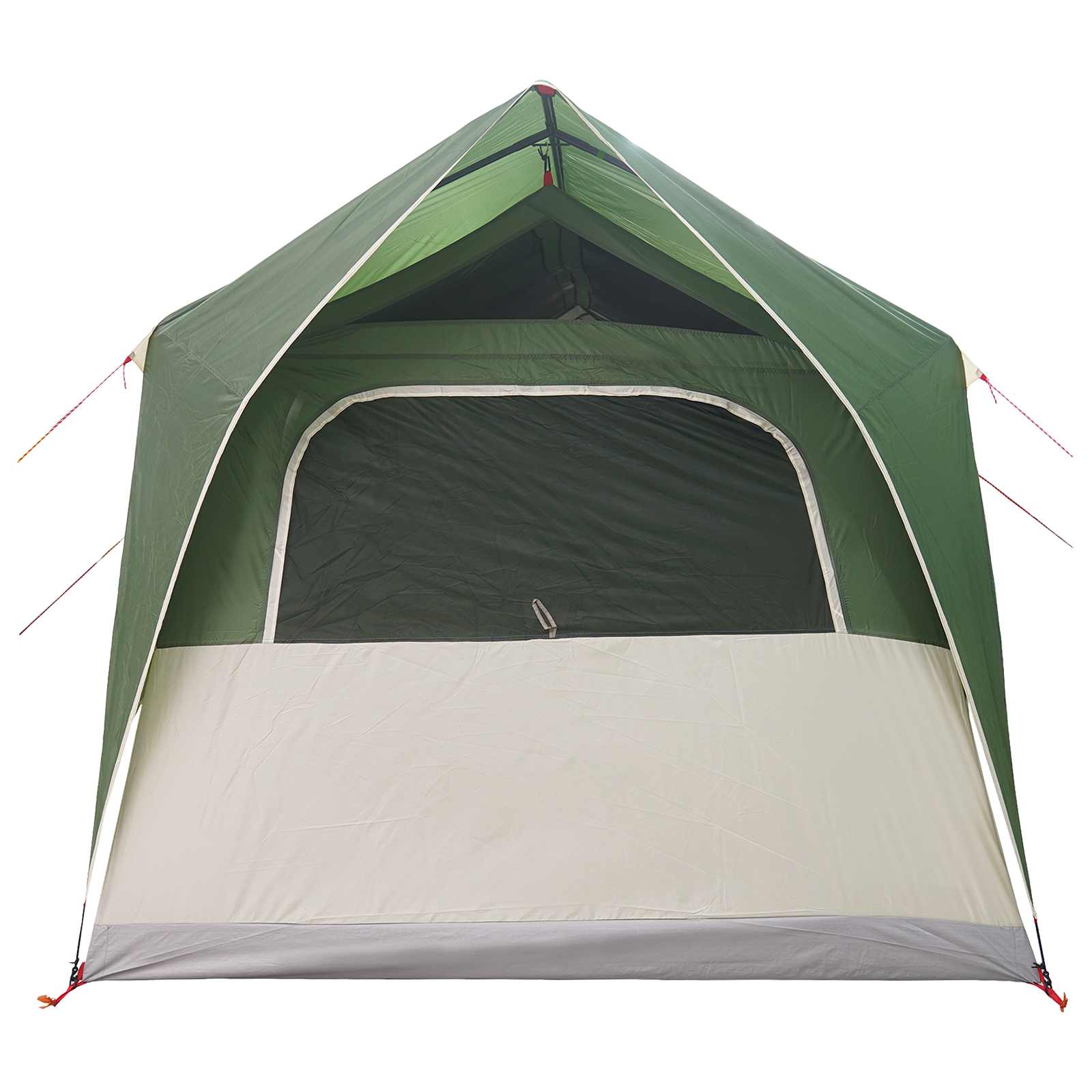 vidaXL Tunneltent met dak Groen 8-persoons Polyester en staal