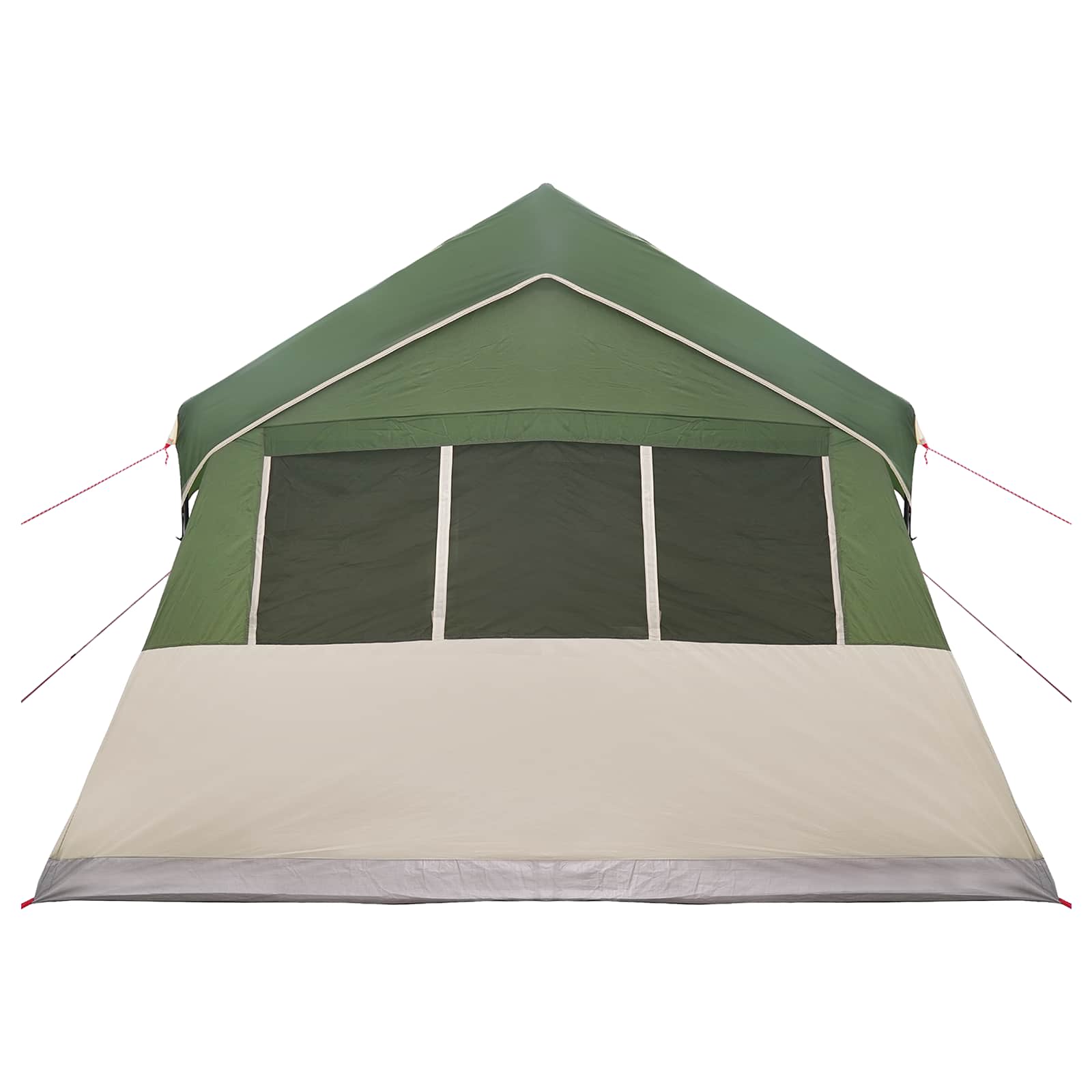 vidaXL Gezinstent met dak Groen 487 x 340 x 216 cm Polyester en staal