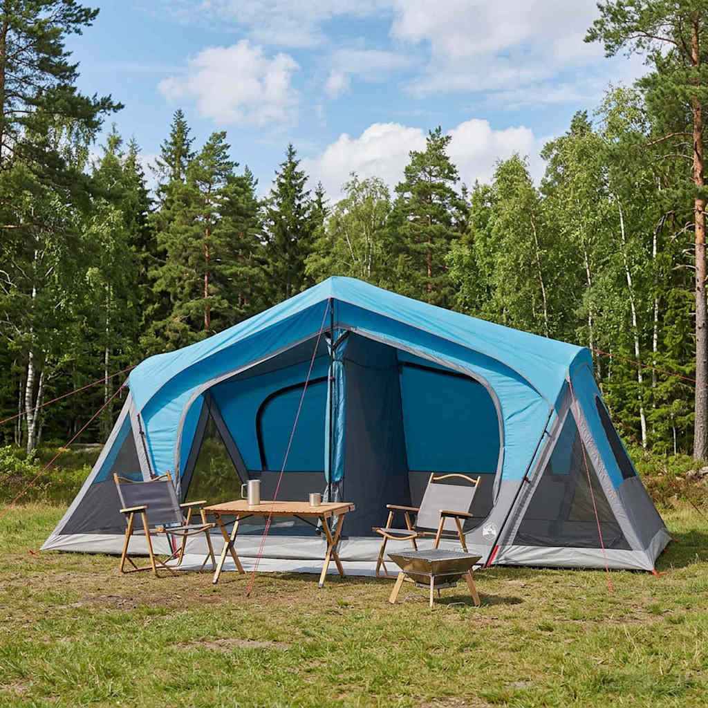 vidaXL Huisje Tent met dak Groen 480 x 273 x 205 cm Polyester en staal