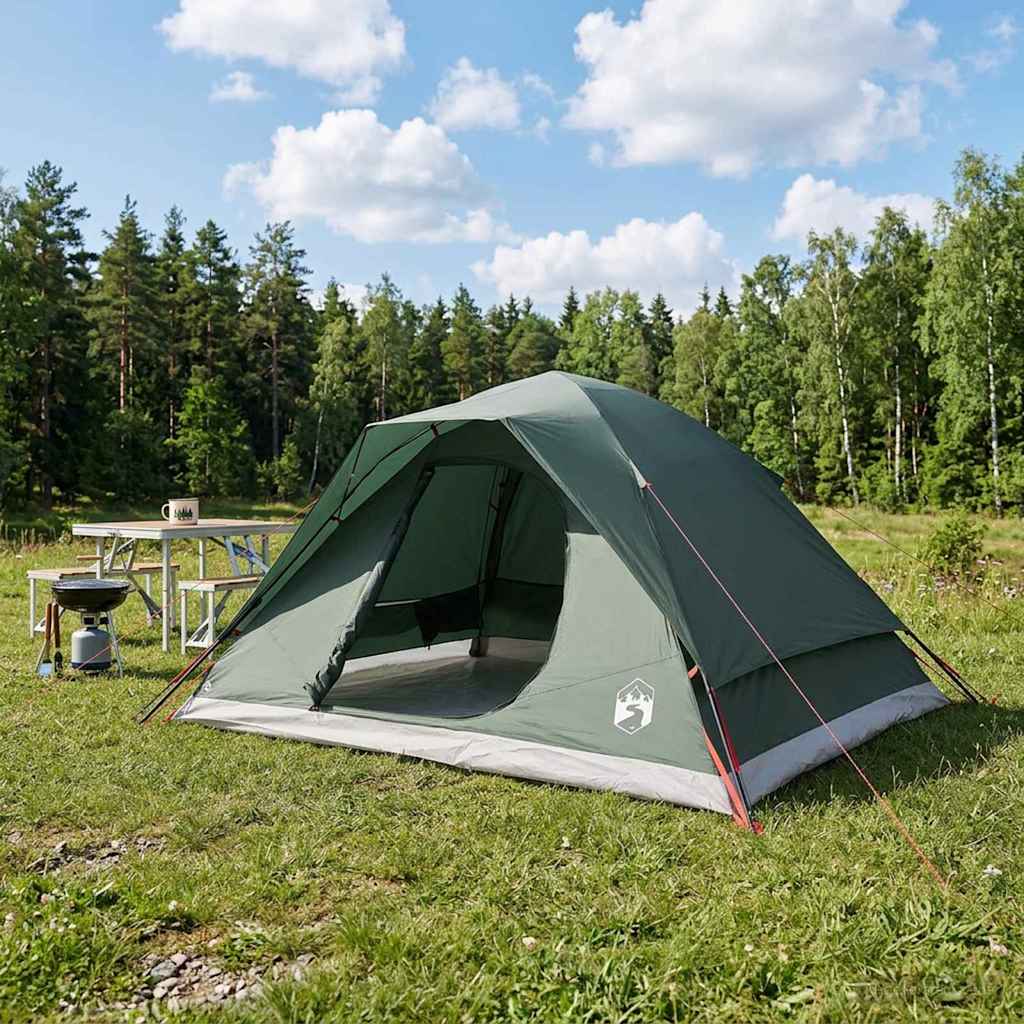 vidaXL Directe Tent Groen 305 x 215 x 140 cm Polyester en staal
