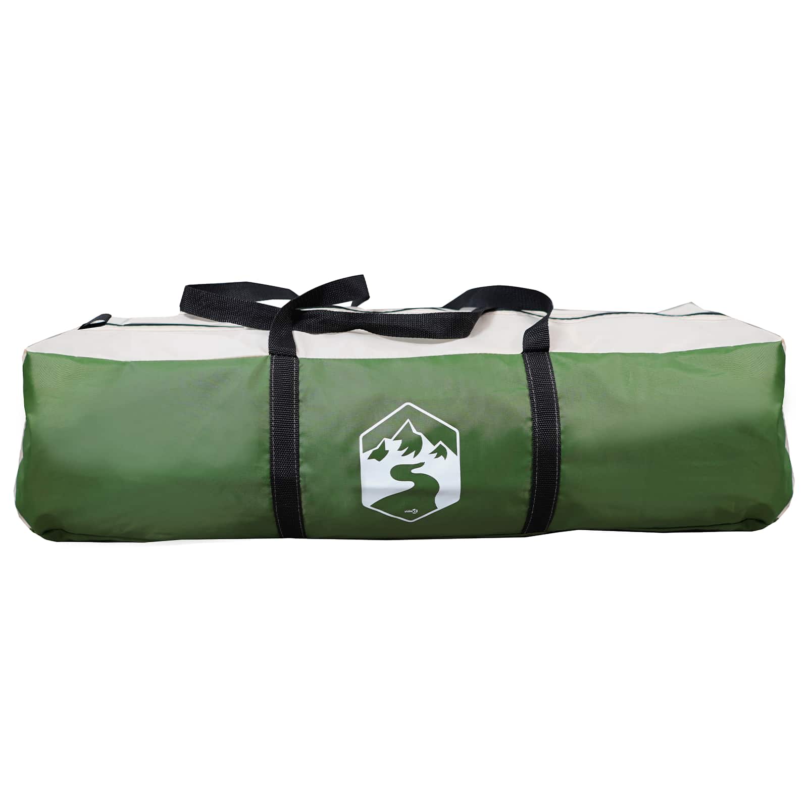 vidaXL Directe Tent Groen 365 x 380 x 200 cm Polyester en staal