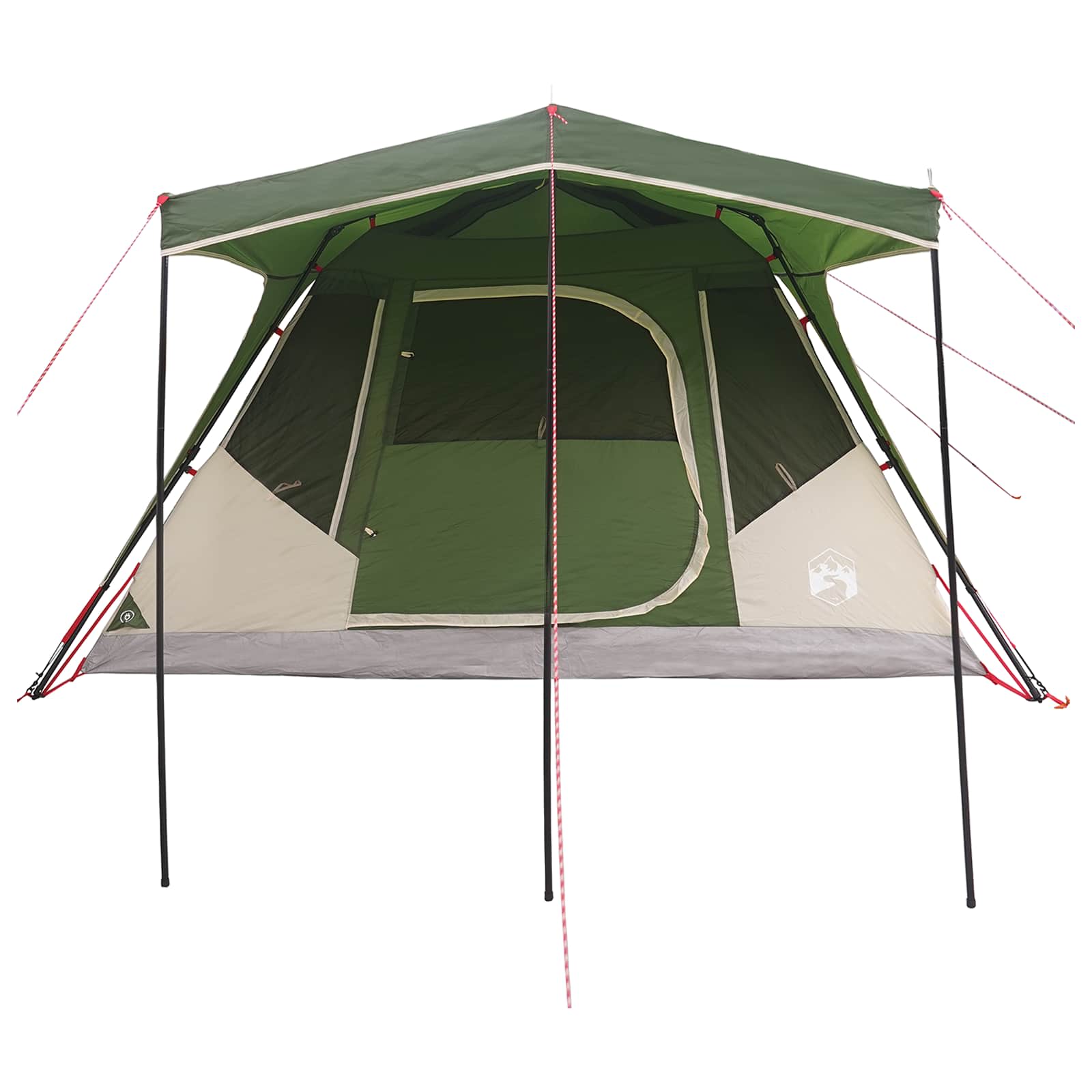 vidaXL Gezinstent met dak Groen 305 x 275 x 190 cm Polyester en staal