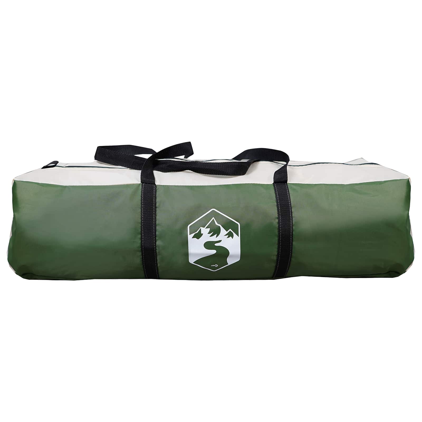 vidaXL Gezinstent met dak Groen 305 x 275 x 190 cm Polyester en staal